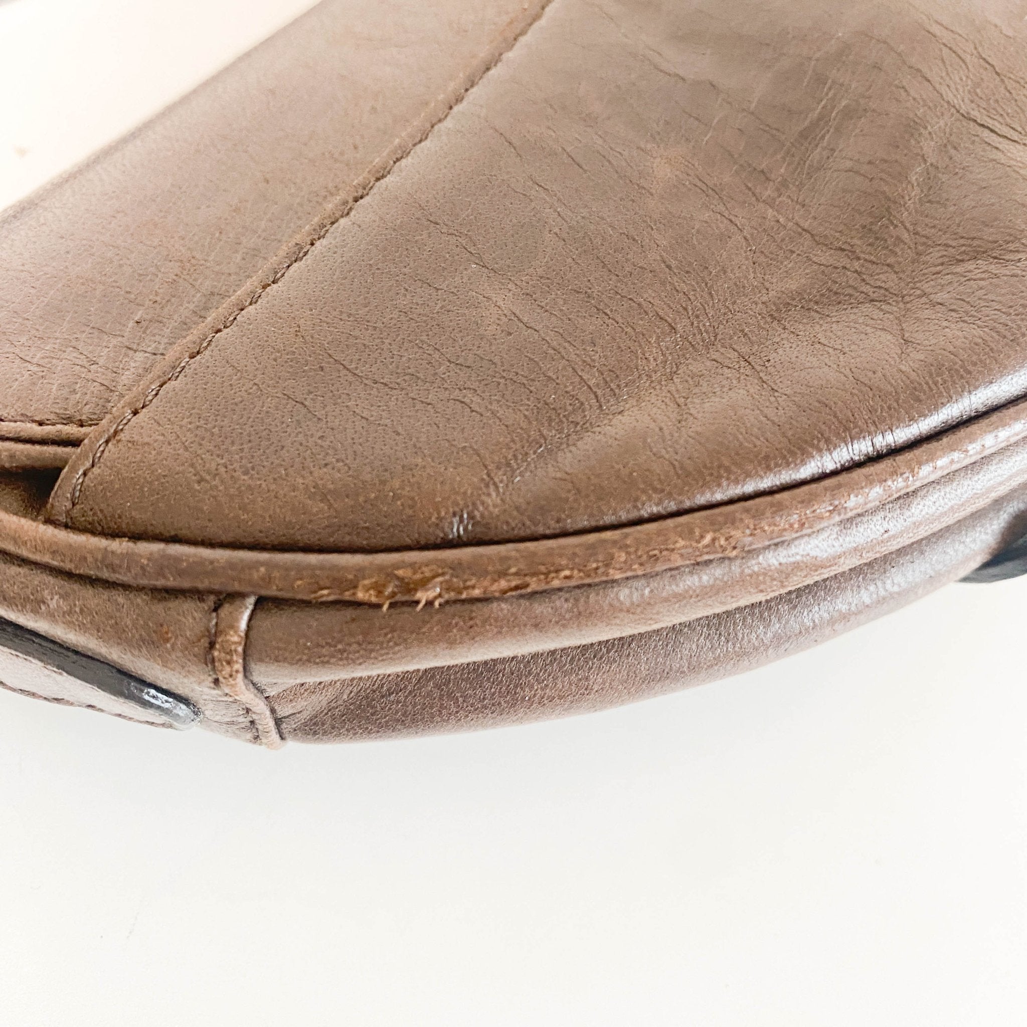 DIOR Saddle Brown Leather Shoulder Bag, in , Sold by HIVE PRELOVED - Shoulder Bags, ,