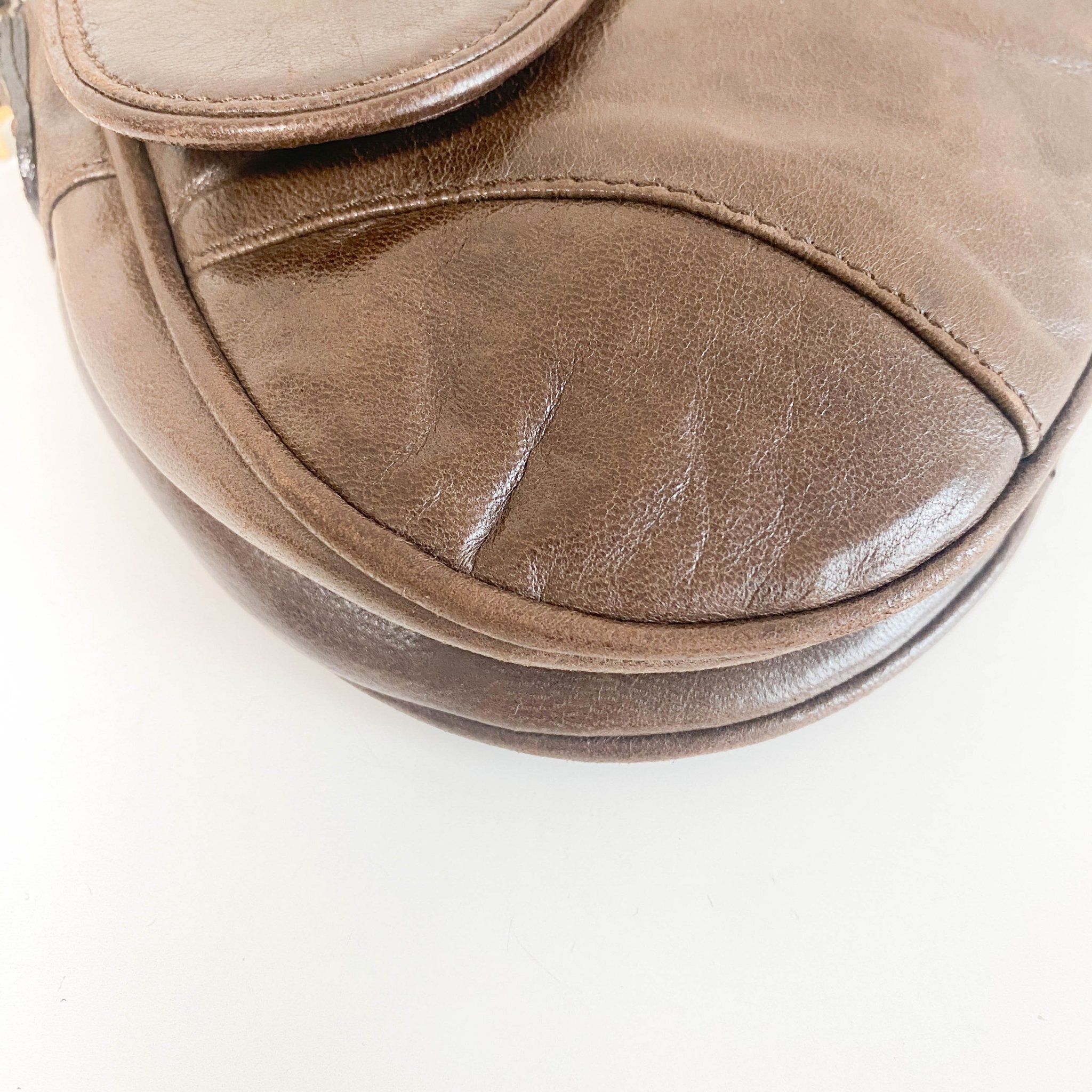 DIOR Saddle Brown Leather Shoulder Bag, in , Sold by HIVE PRELOVED - Shoulder Bags, ,