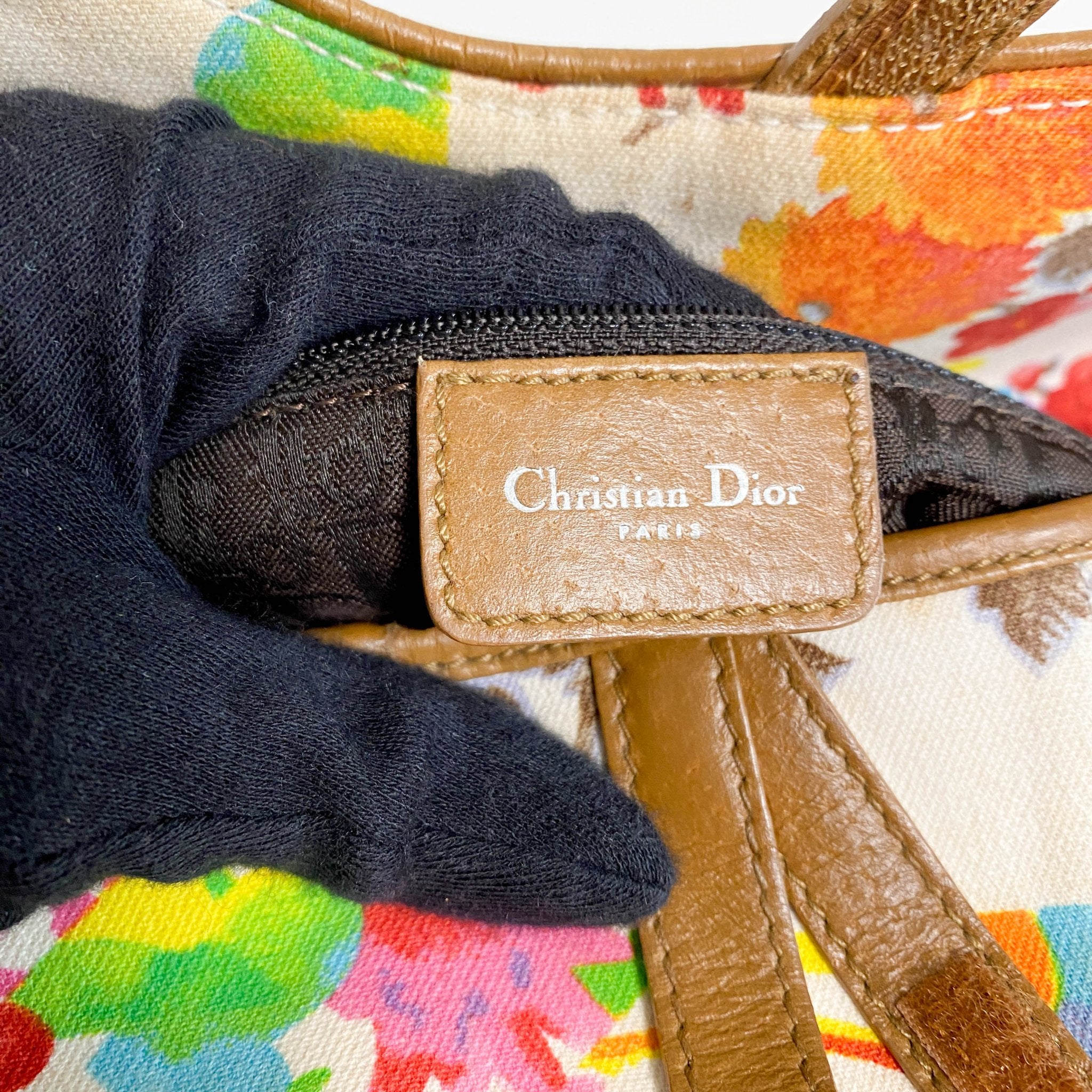 DIOR Saddle Floral Printed Canvas Shoulder Bag, in , Sold by HIVE PRELOVED - Shoulder Bags, ,