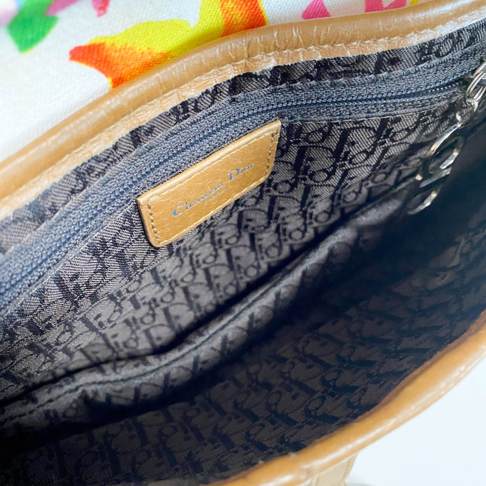 DIOR Saddle Floral Printed Canvas Shoulder Bag, in , Sold by HIVE PRELOVED - Shoulder Bags, ,