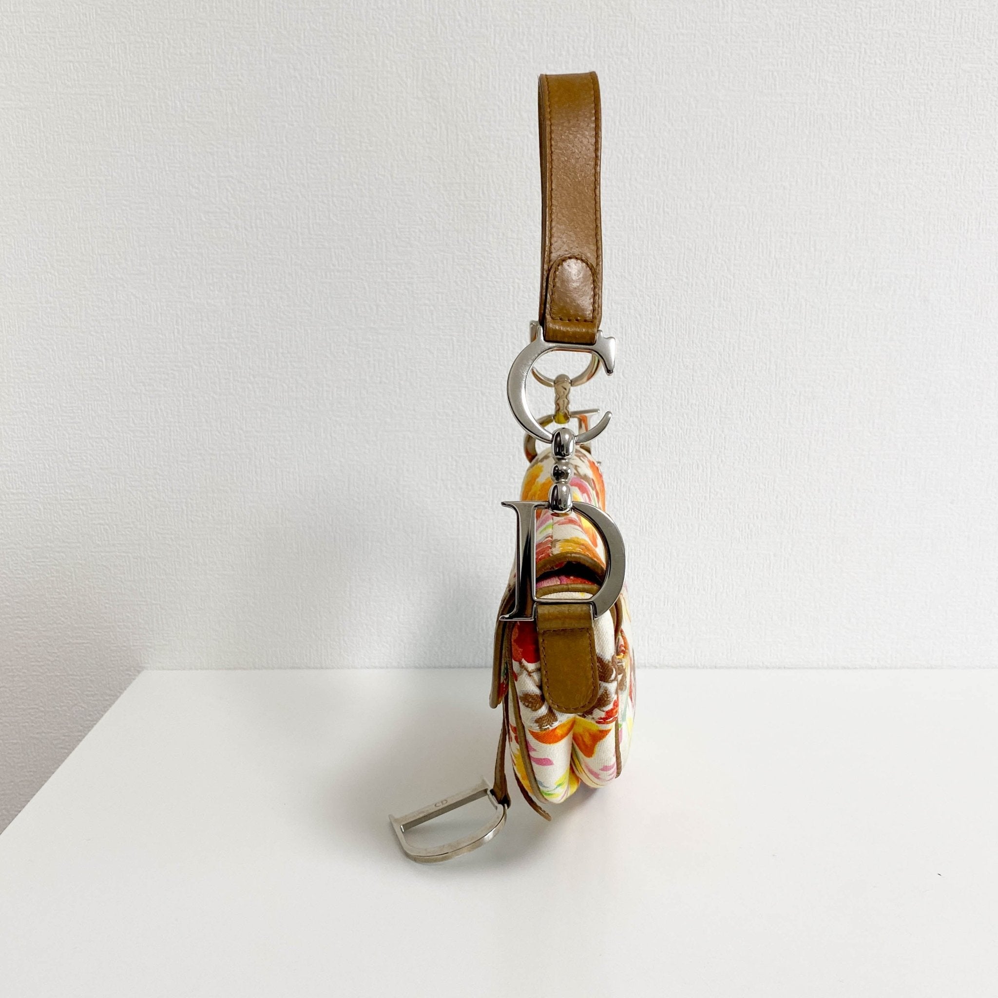 DIOR Saddle Floral Printed Canvas Shoulder Bag, in , Sold by HIVE PRELOVED - Shoulder Bags, ,