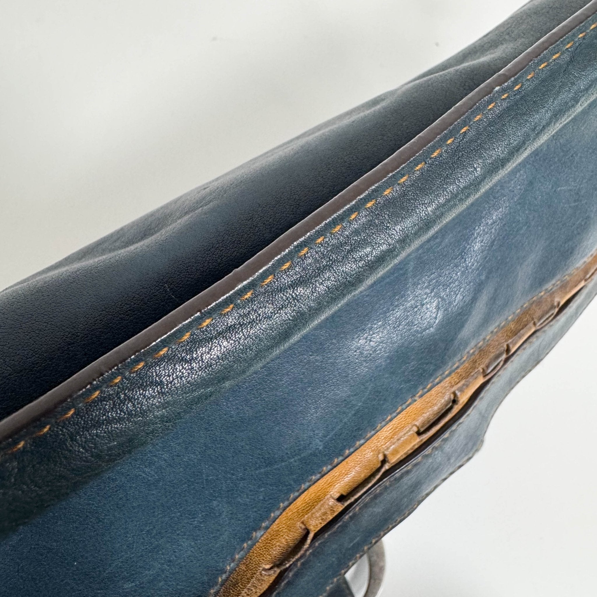 DIOR Saddle Gaucho Green Aged Leather Shoulder Bag, in , Sold by HIVE PRELOVED - Shoulder Bags, ,