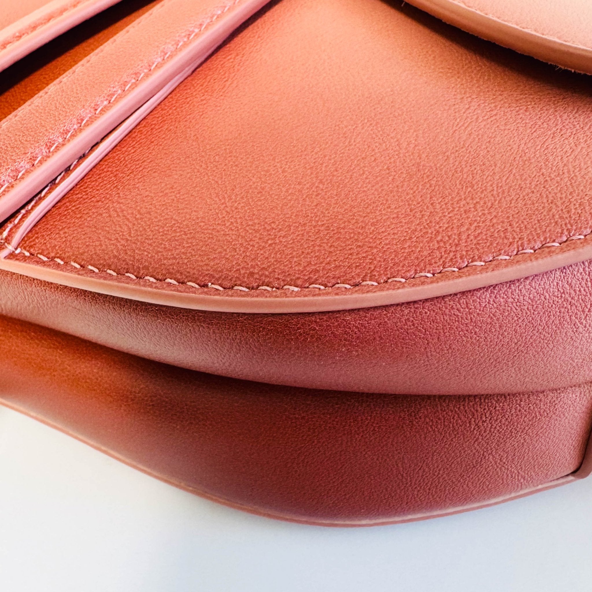 DIOR Saddle Gradient Pink Calfskin Bag, in , Sold by HIVE PRELOVED - Shoulder Bags, ,