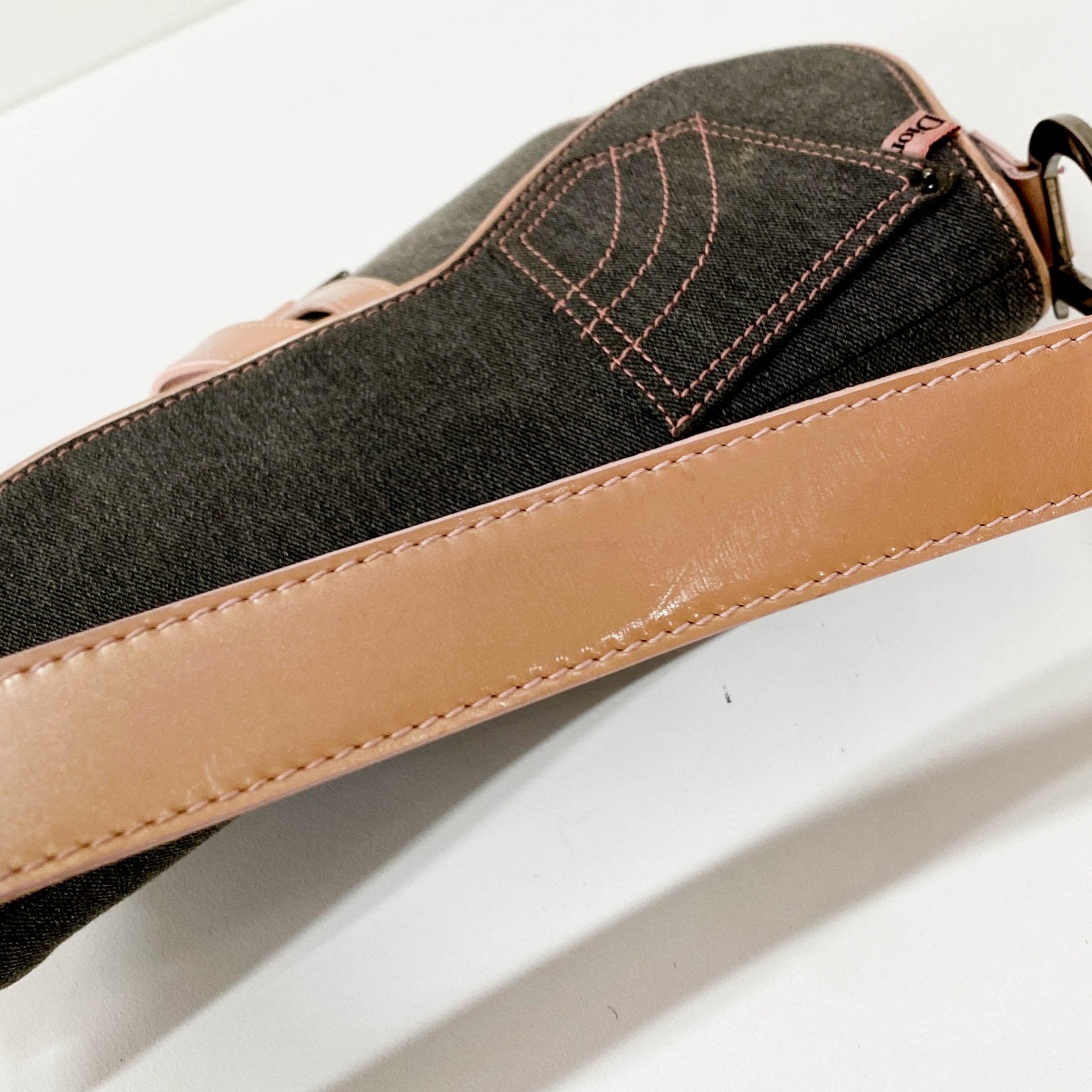 DIOR Saddle Grey Denim Shoulder Bag, in , Sold by HIVE PRELOVED - Shoulder Bags, ,