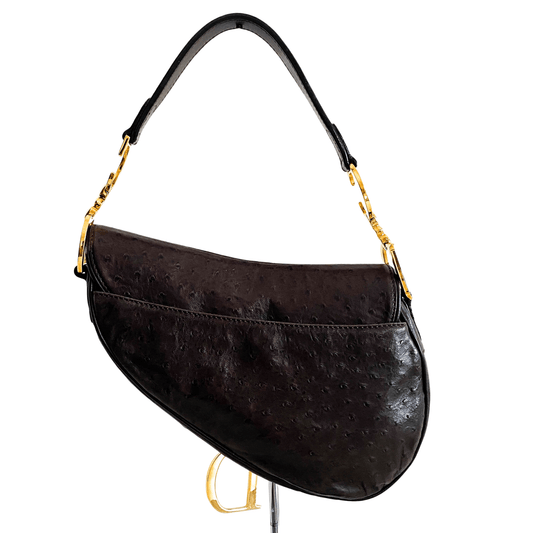 DIOR Saddle Leather Brown Shoulder Bag, in , Sold by HIVE PRELOVED - Handle Bags, Shoulder Bags,