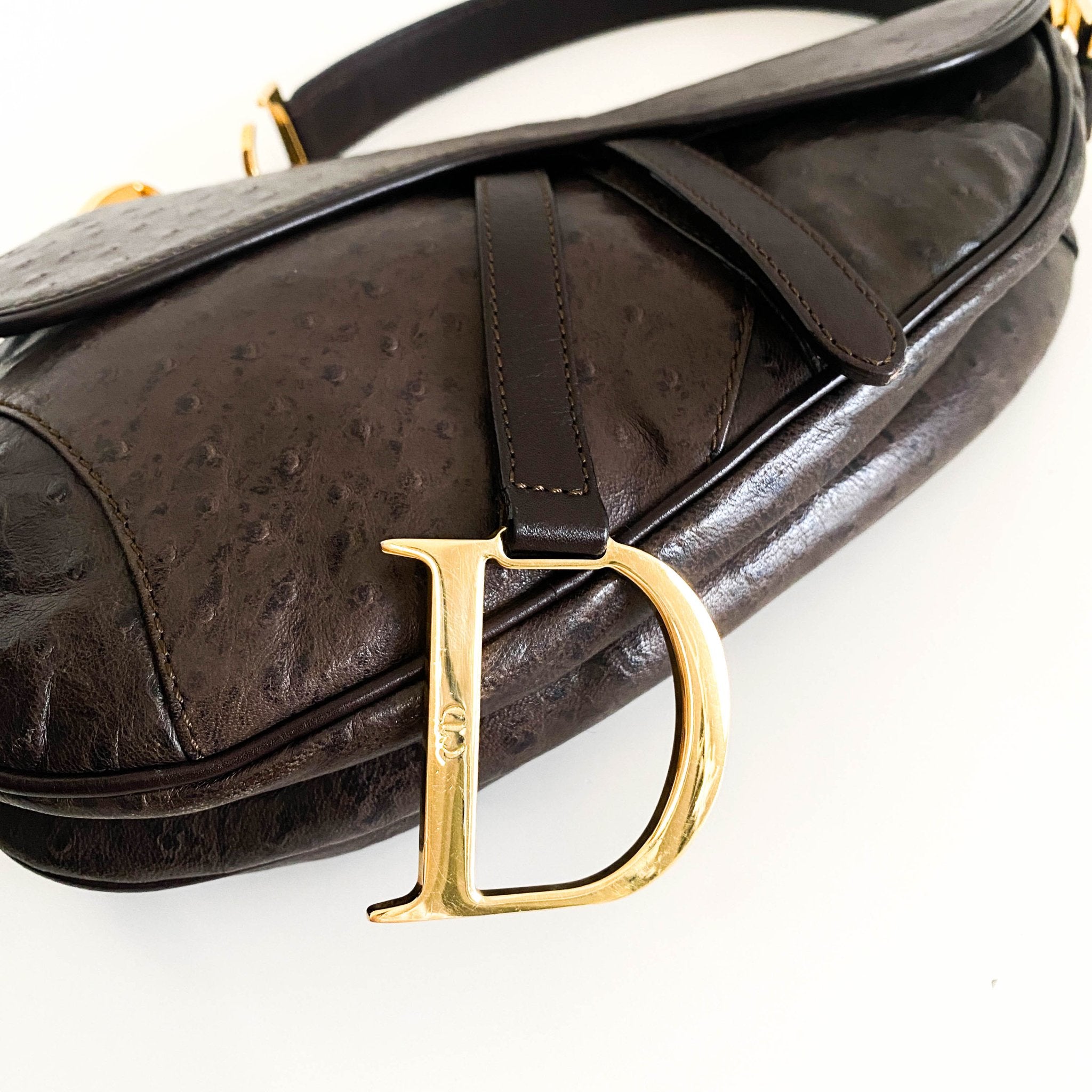 DIOR Saddle Leather Brown Shoulder Bag, in , Sold by HIVE PRELOVED - Handle Bags, Shoulder Bags,