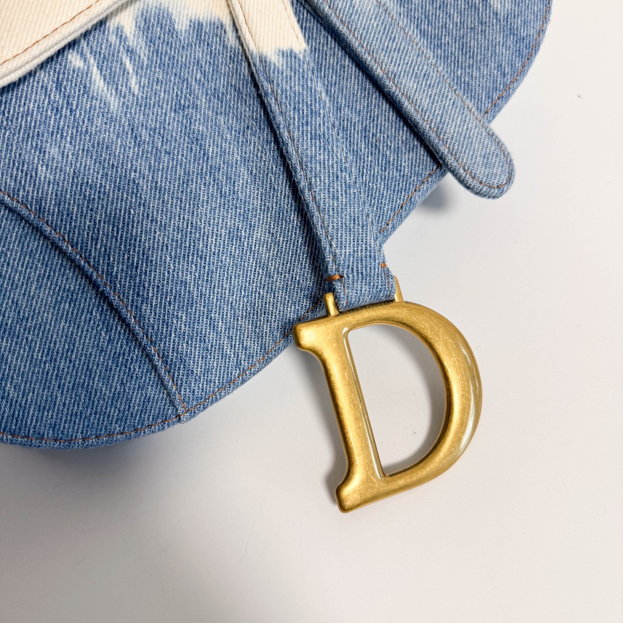 DIOR Saddle Light Blue Denim Shoulder Bag, in , Sold by HIVE PRELOVED - Shoulder Bags, ,