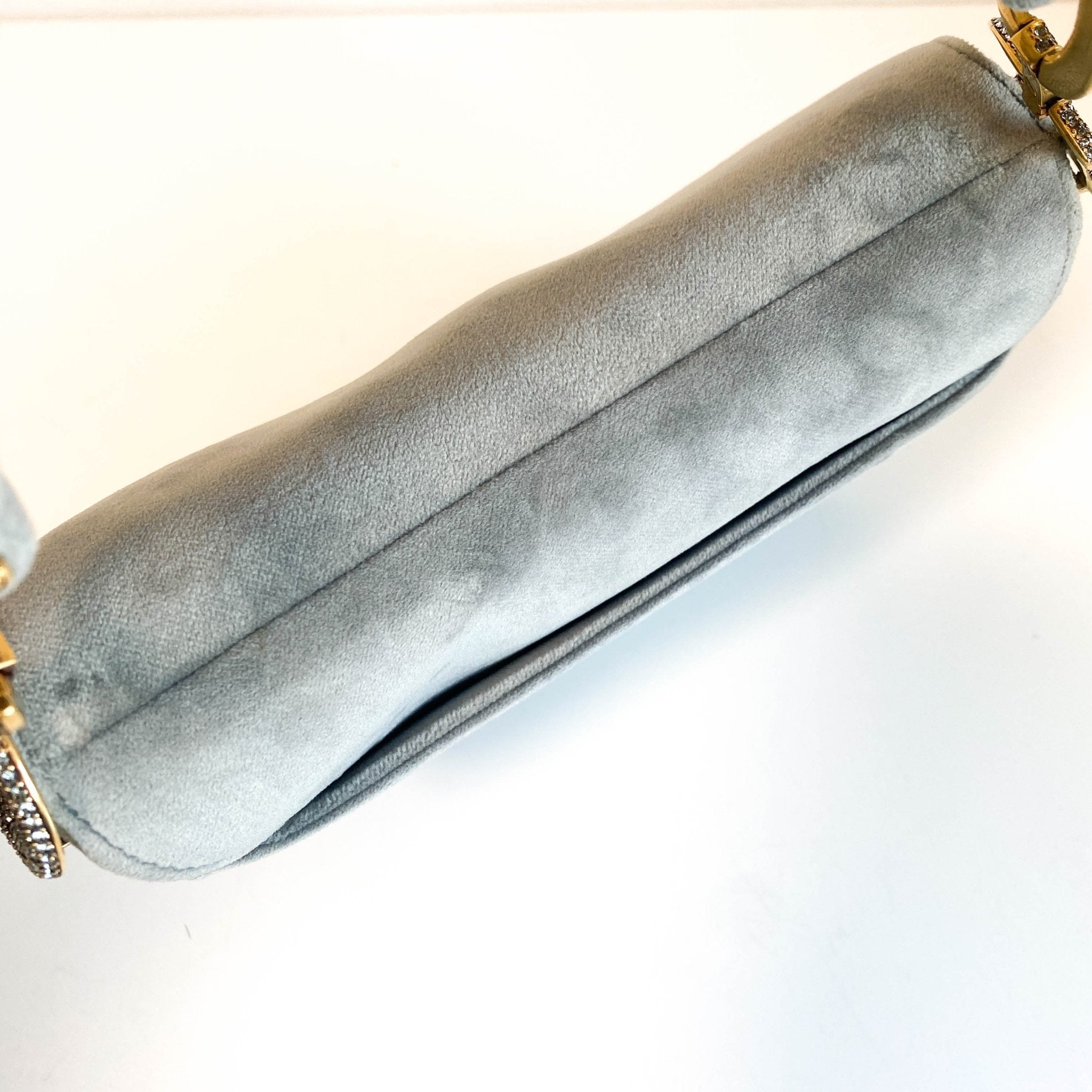 DIOR Saddle Mini Grey Suede Handle Bag, in , Sold by HIVE PRELOVED - Handle Bags, ,