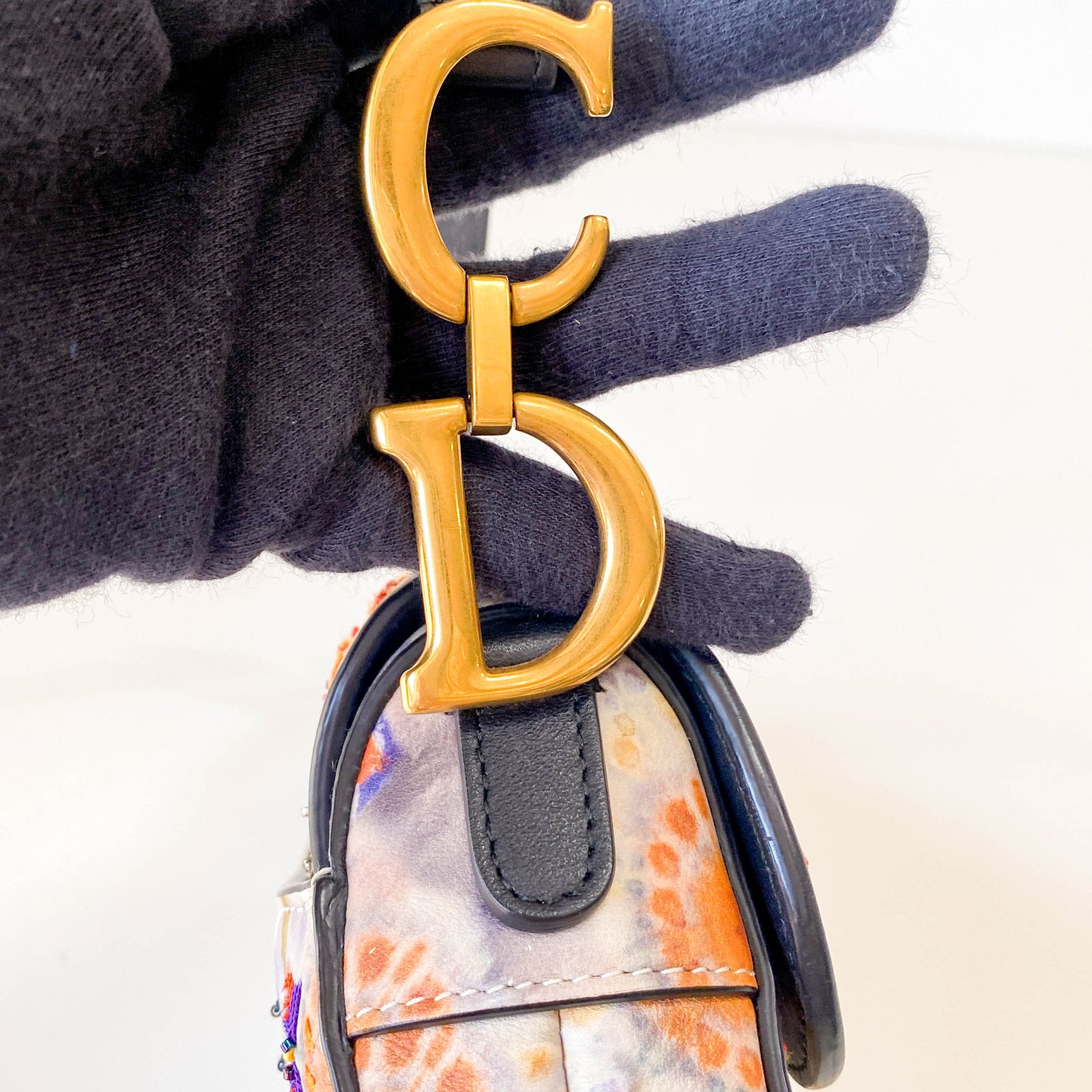 DIOR Saddle Multicolor Beaded Kaleidoscope bag, in , Sold by HIVE PRELOVED - Shoulder Bags, ,