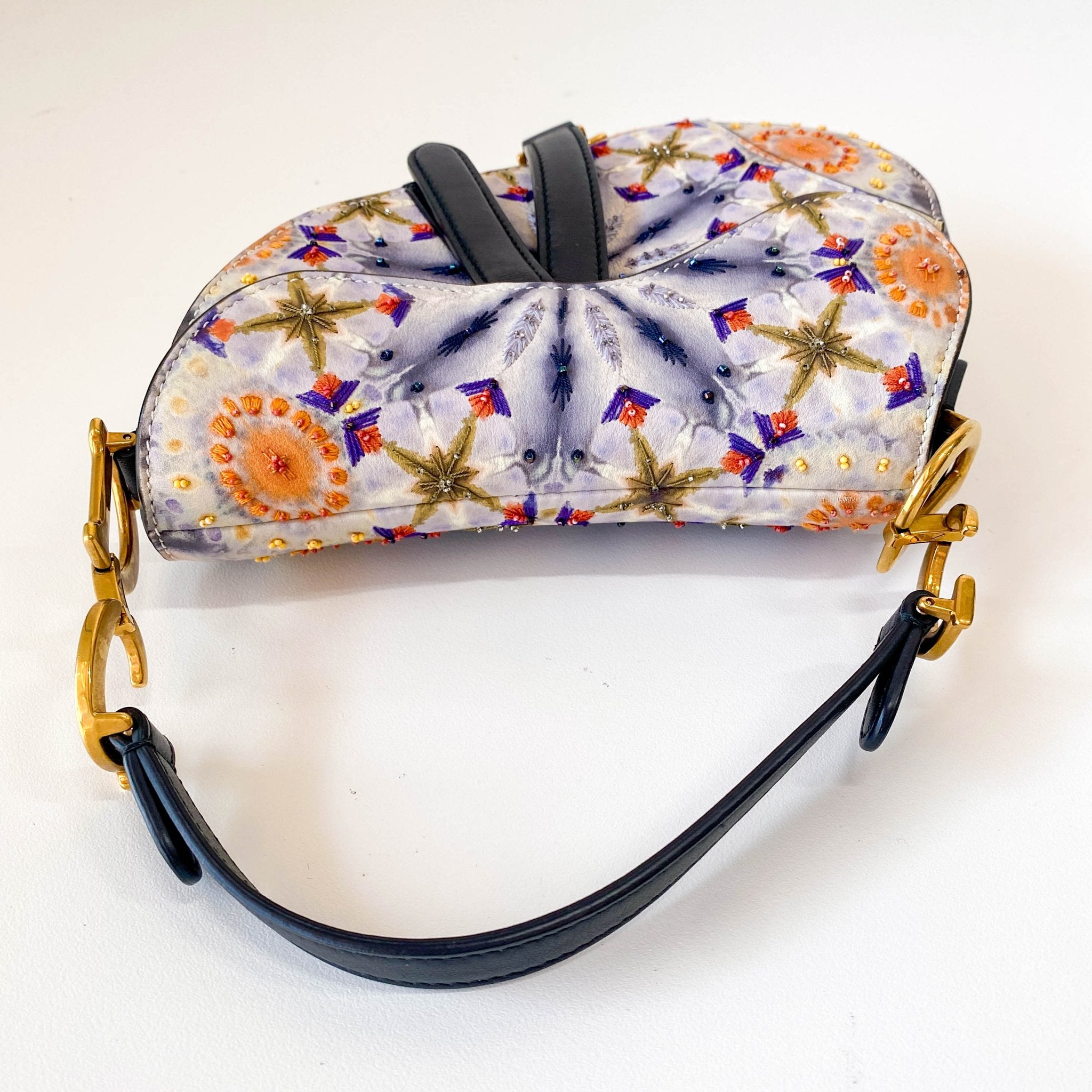 DIOR Saddle Multicolor Beaded Kaleidoscope bag, in , Sold by HIVE PRELOVED - Shoulder Bags, ,