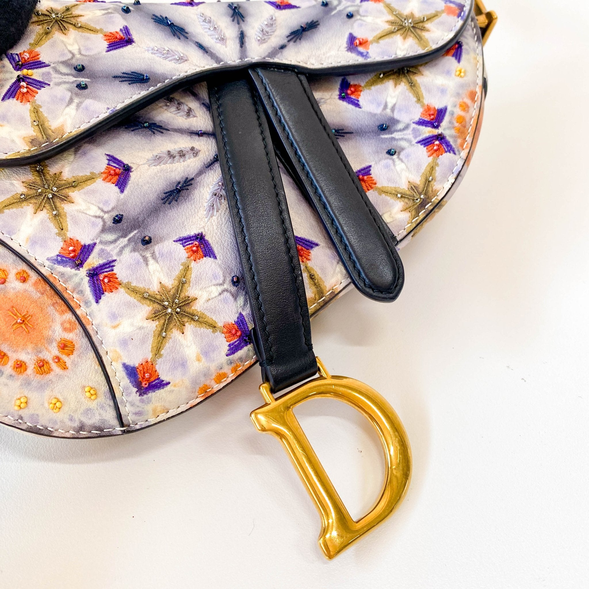 DIOR Saddle Multicolor Beaded Kaleidoscope bag, in , Sold by HIVE PRELOVED - Shoulder Bags, ,