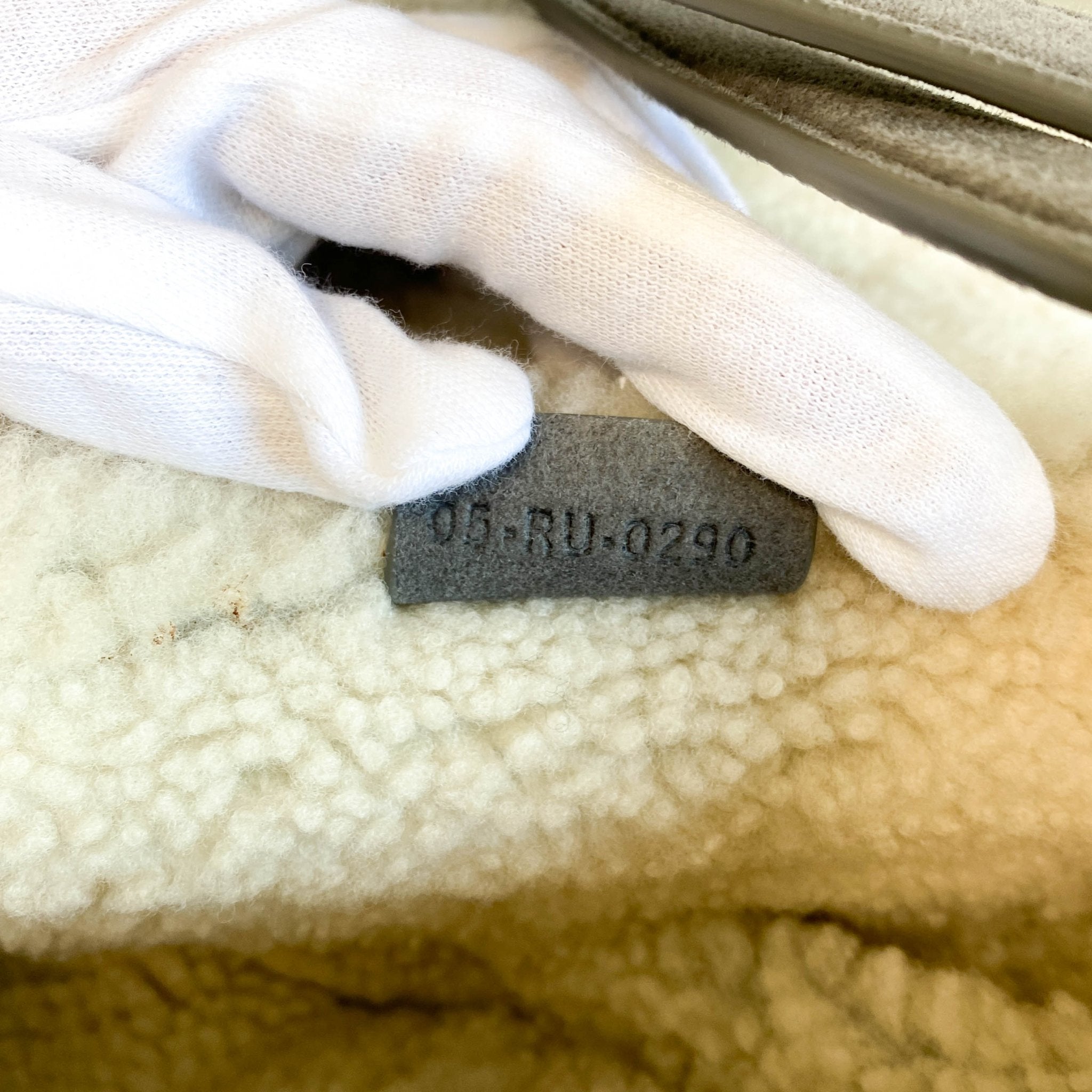 DIOR Saddle Shoulder Bag Shearling Grey White, in , Sold by HIVE PRELOVED - Shoulder Bags, ,