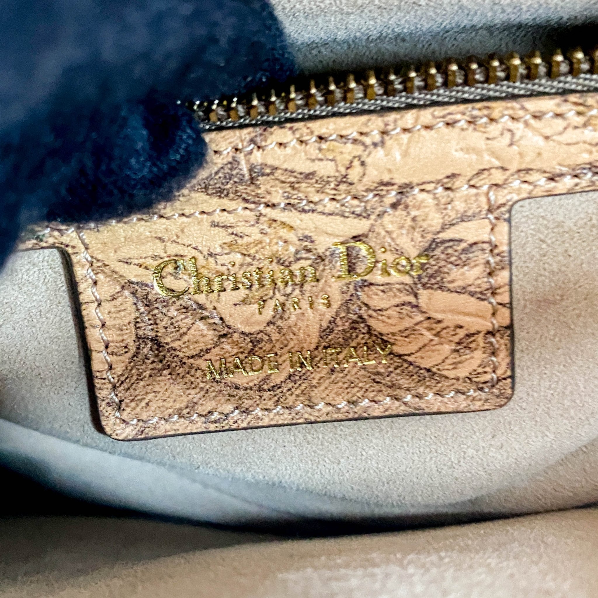 DIOR Saddle Sun Motif Engraving in Beige Leather Shoulder Bag, in , Sold by HIVE PRELOVED - Shoulder Bags, ,