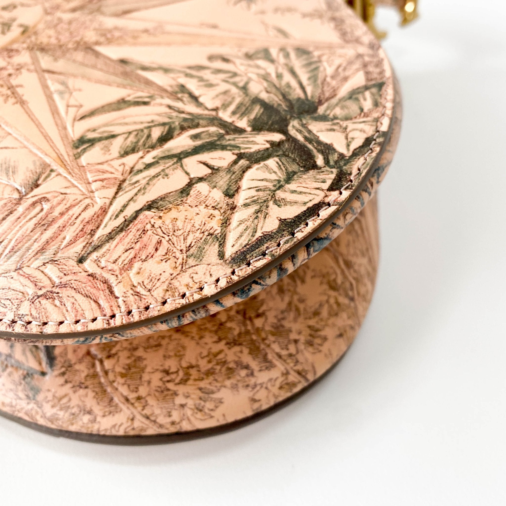 DIOR Saddle Sun Motif Engraving in Beige Leather Shoulder Bag, in , Sold by HIVE PRELOVED - Shoulder Bags, ,