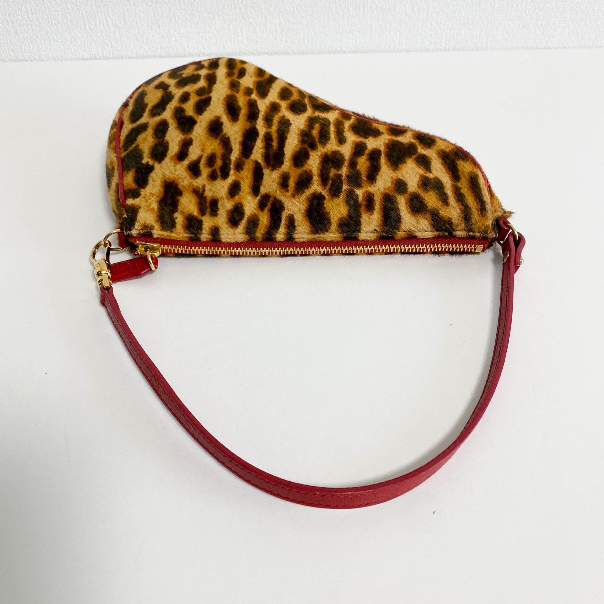 DIOR Saddle Vintage Leopard Pony Hair Shoulder Bag, in , Sold by HIVE PRELOVED - Shoulder Bags, ,