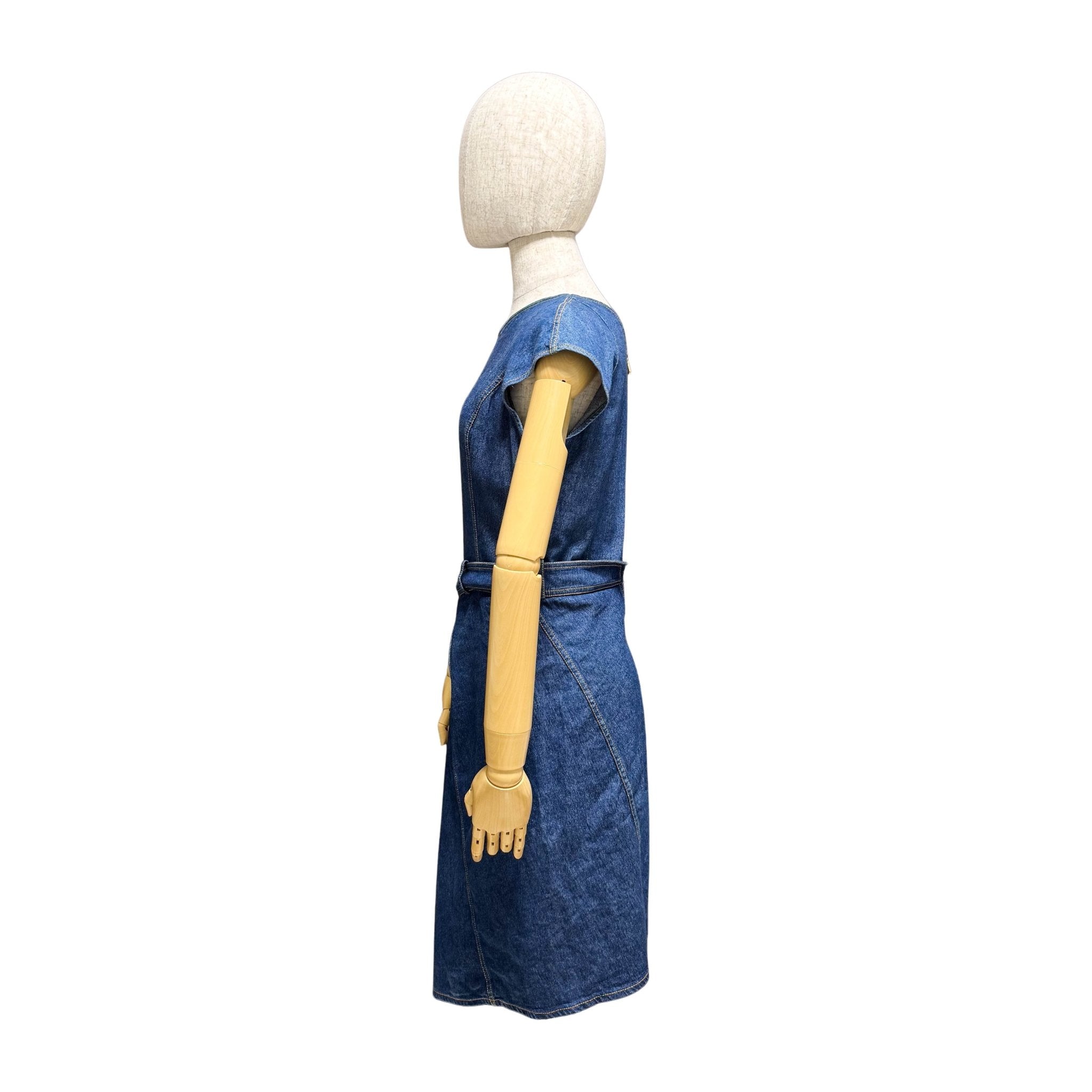DIOR SS2000 John Galliano Blue Denim Dress, in , Sold by HIVE PRELOVED - Dresses, ,