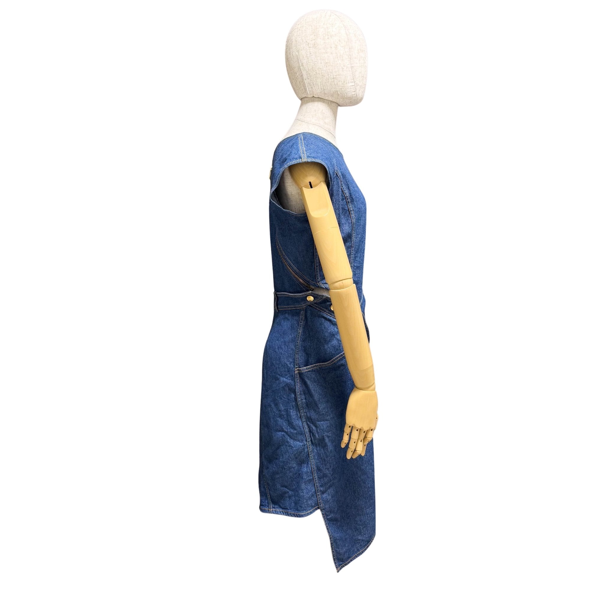 DIOR SS2000 John Galliano Blue Denim Dress, in , Sold by HIVE PRELOVED - Dresses, ,