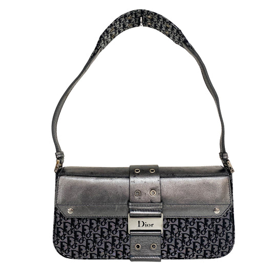 DIOR Street Chic Columbus Trotter Oblique Shoulder Bag Metallic Silver, in , Sold by HIVE PRELOVED - Shoulder Bags, ,