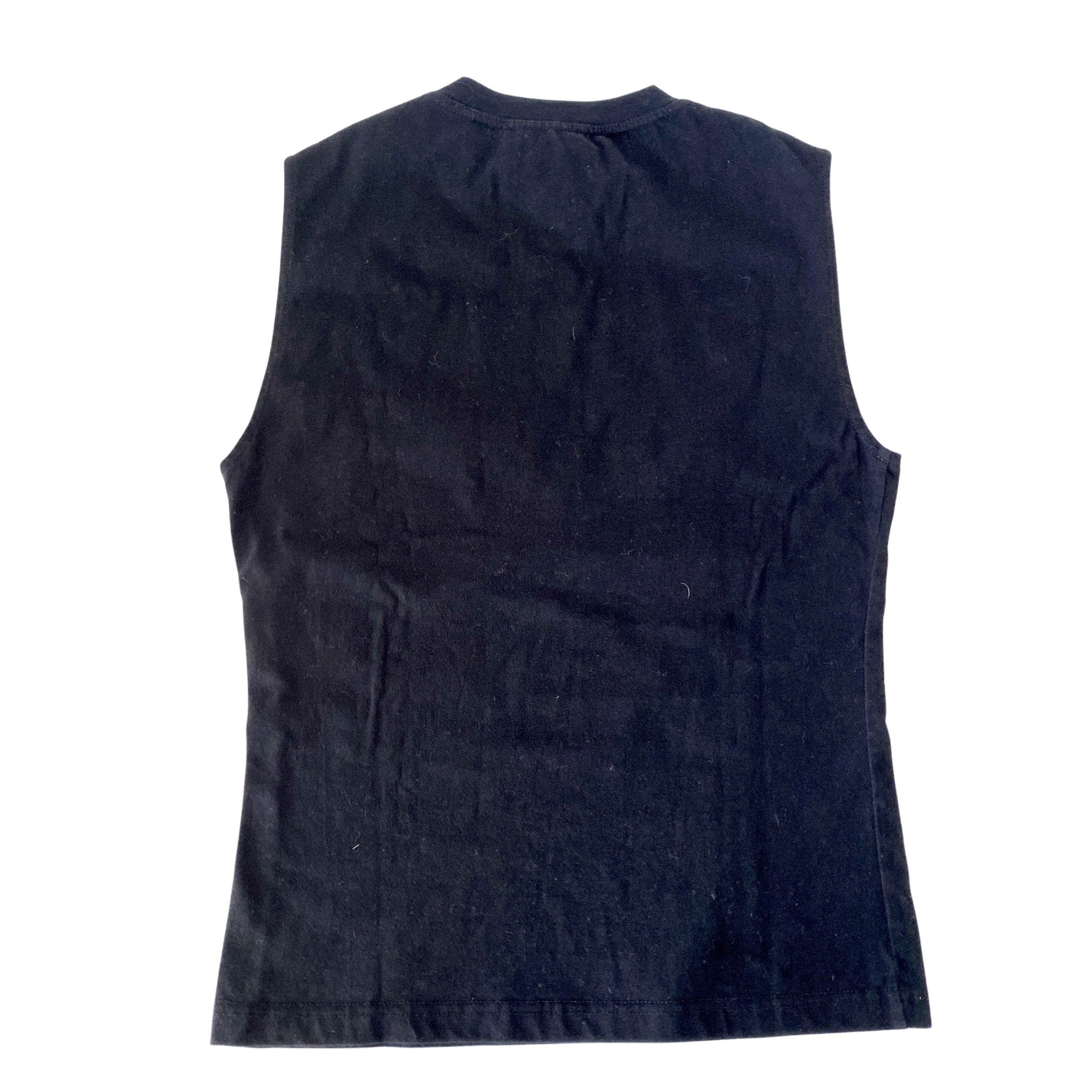 DIOR Tank Top Black Cotton Denim Dior Pattern, in , Sold by HIVE PRELOVED - Tops, ,