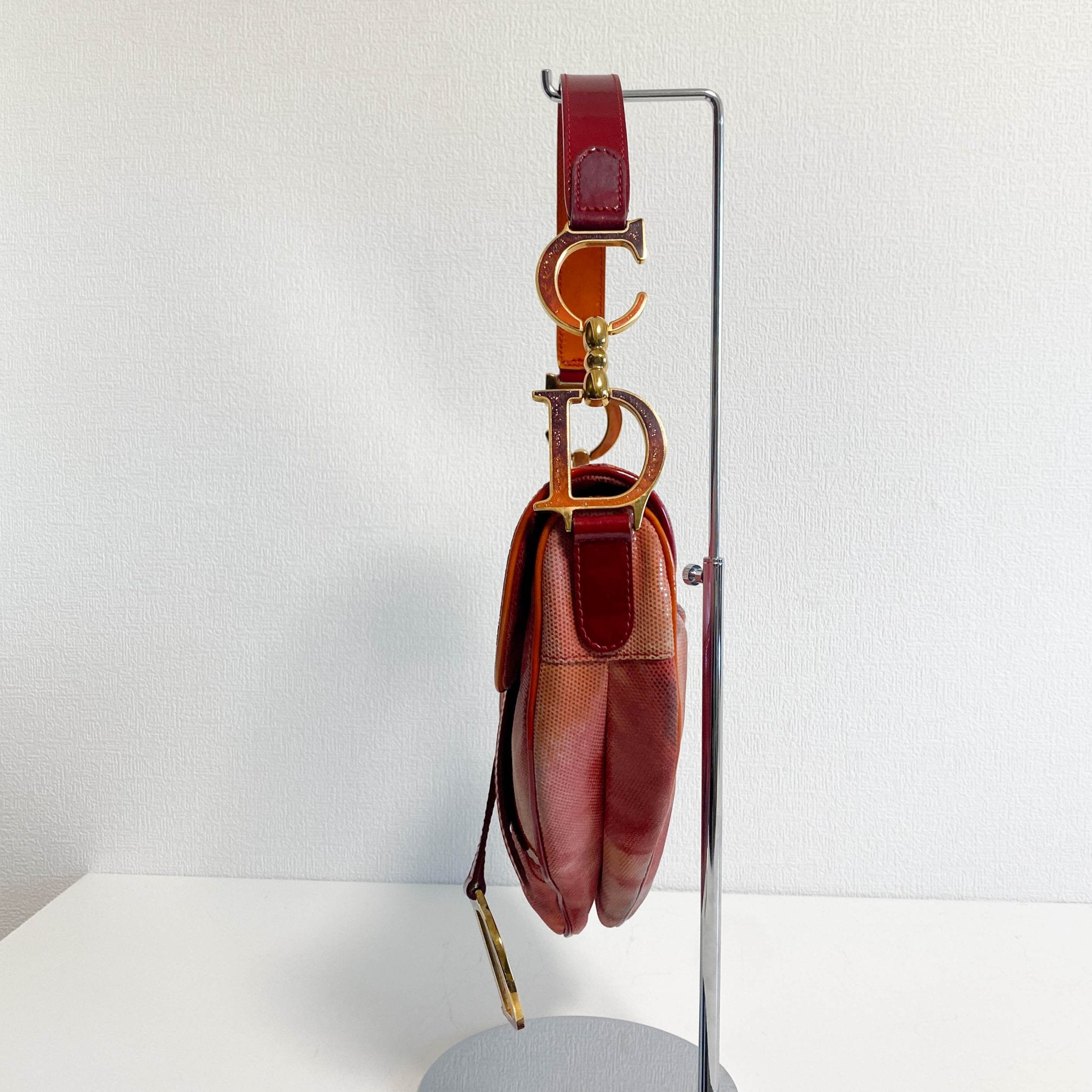 DIOR Tie Dye Saddle Red / Orange Shoulder Bag, in , Sold by HIVE PRELOVED - Shoulder Bags, ,