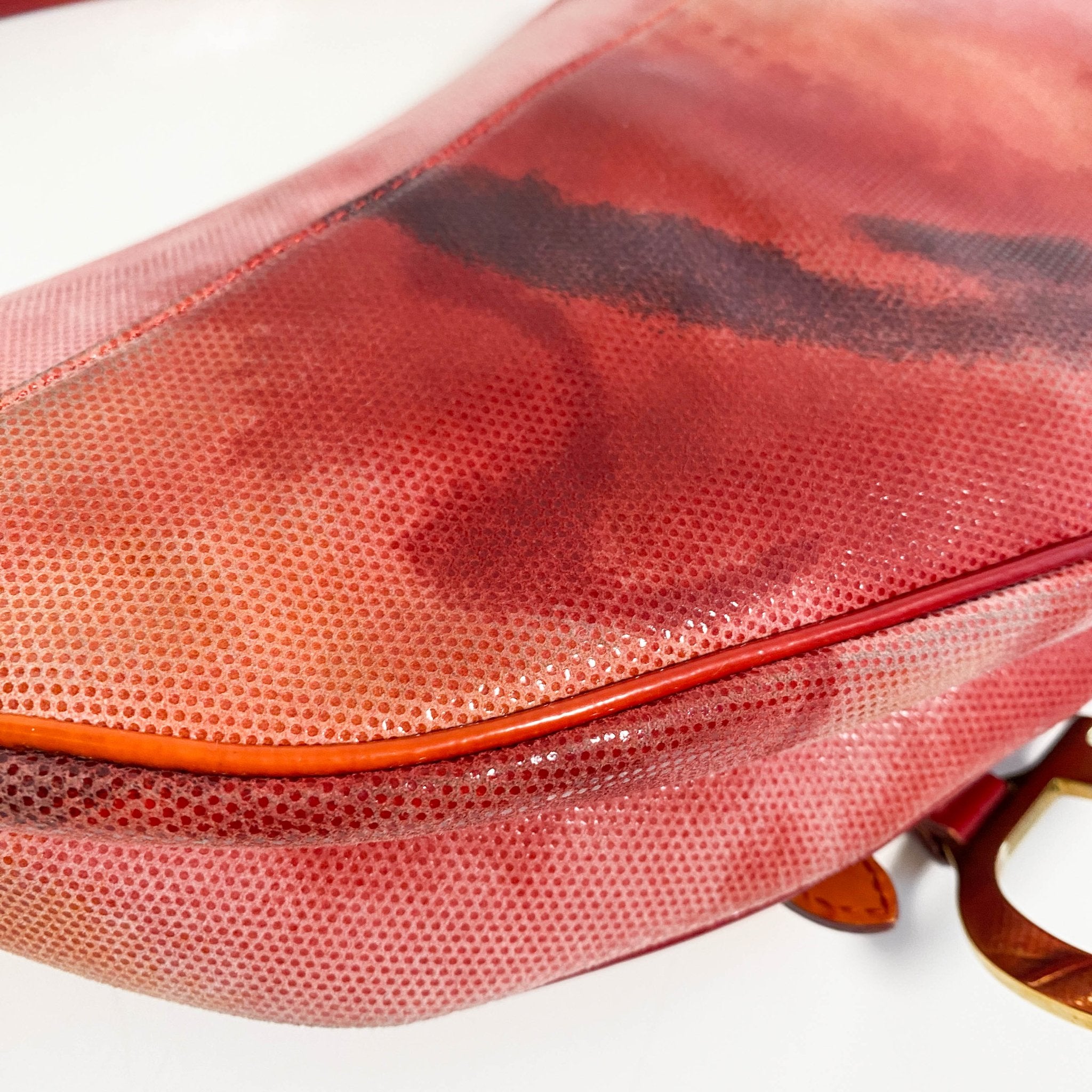 DIOR Tie Dye Saddle Red / Orange Shoulder Bag, in , Sold by HIVE PRELOVED - Shoulder Bags, ,