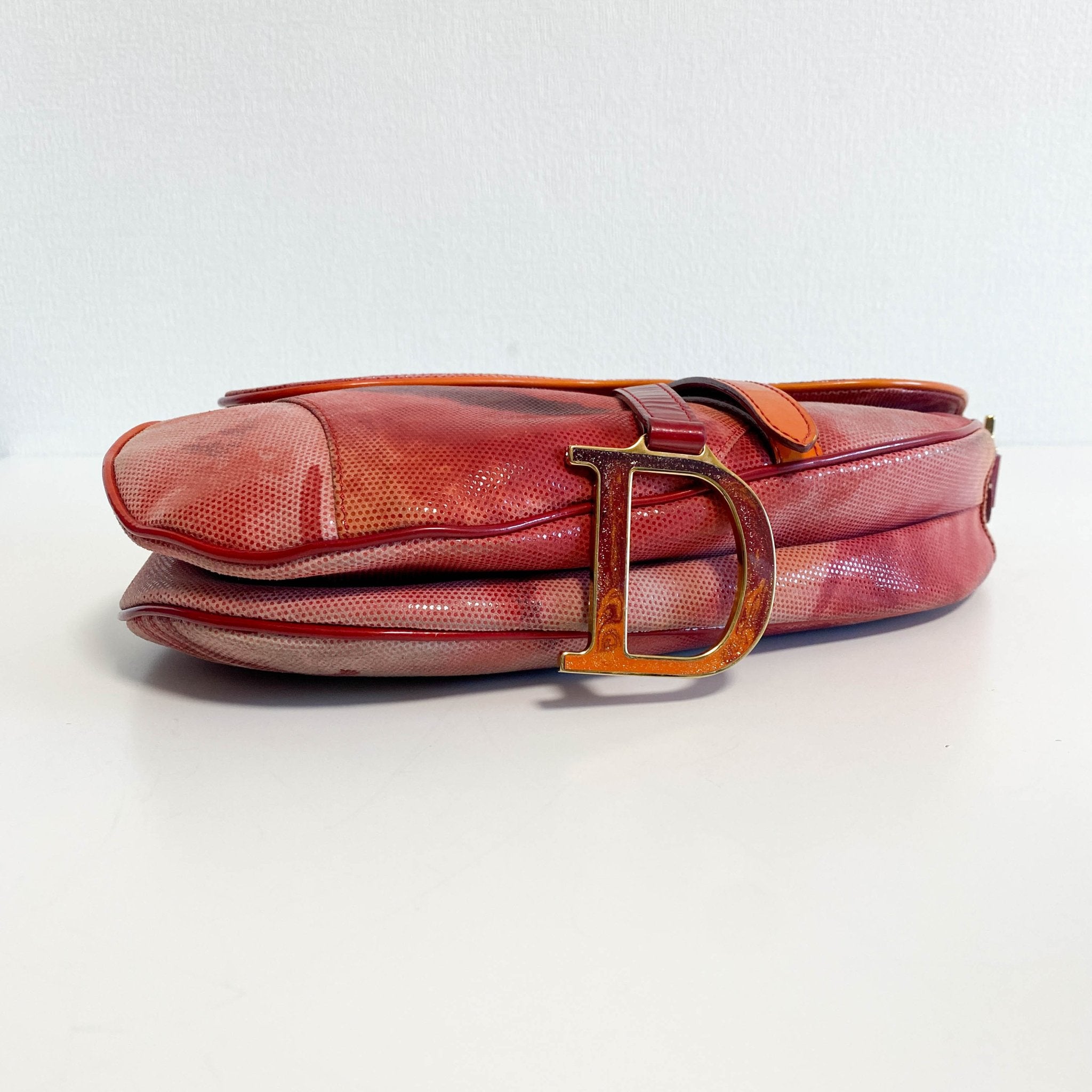 DIOR Tie Dye Saddle Red / Orange Shoulder Bag, in , Sold by HIVE PRELOVED - Shoulder Bags, ,