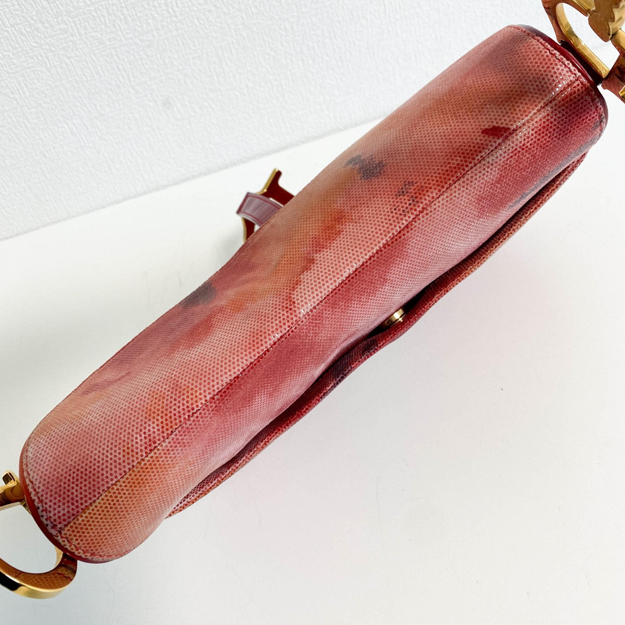 DIOR Tie Dye Saddle Red / Orange Shoulder Bag, in , Sold by HIVE PRELOVED - Shoulder Bags, ,