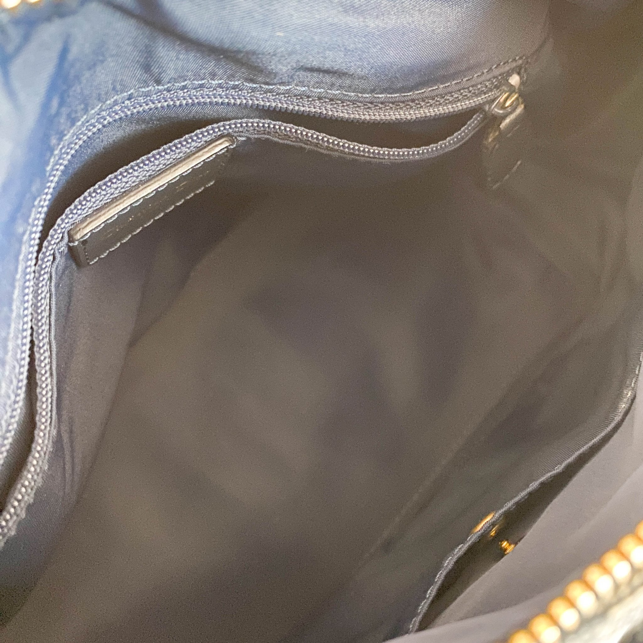 DIOR Trotter Bowling Bag 25 Navy Canvas, in , Sold by HIVE PRELOVED - Handle Bags, ,