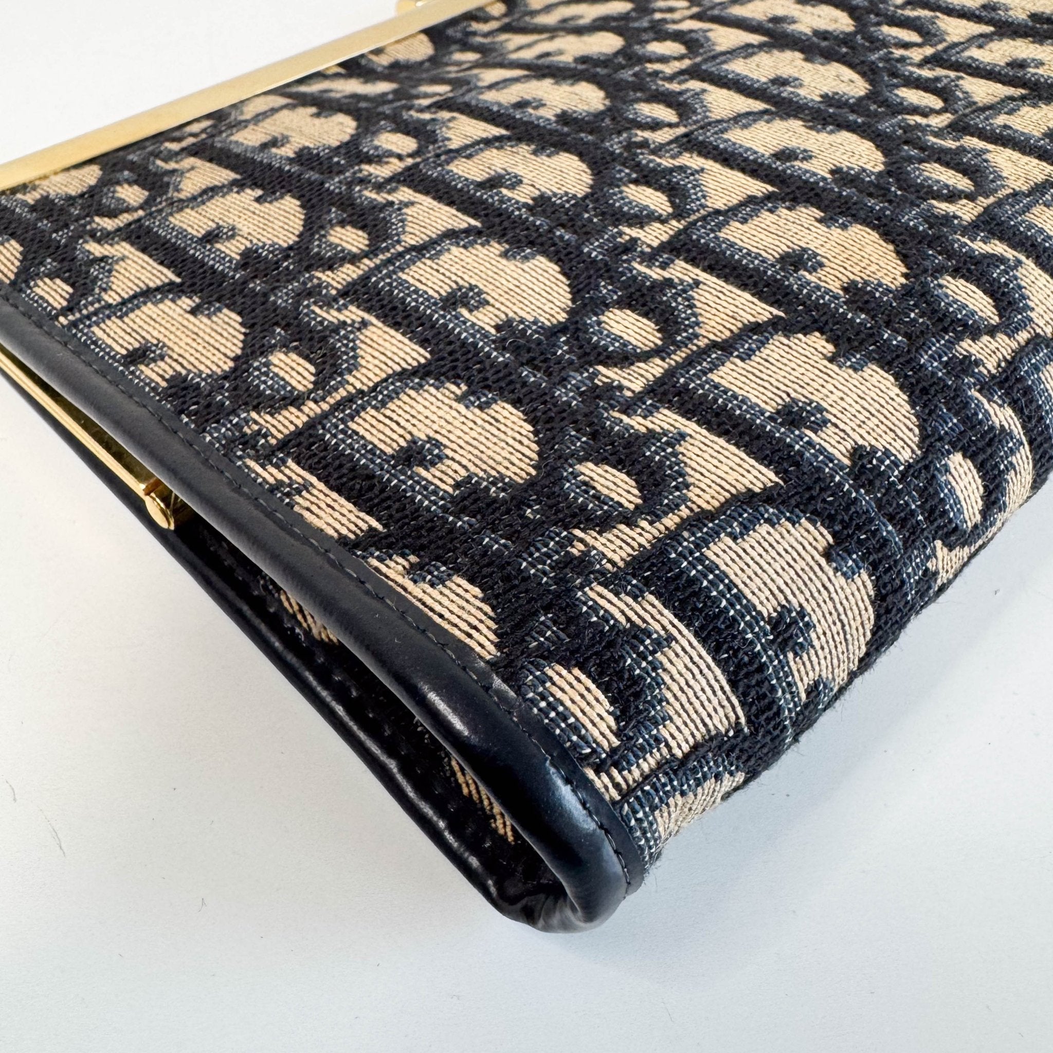 DIOR Trotter Canvas Navy Clutch, in , Sold by HIVE PRELOVED - Clutch bags, ,