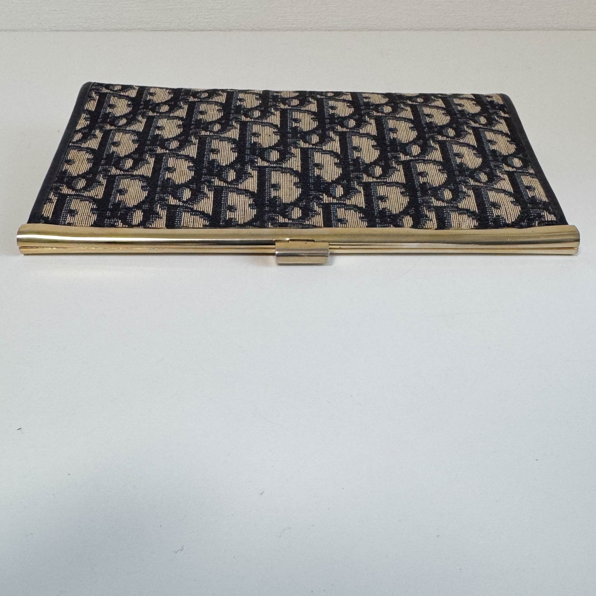 DIOR Trotter Canvas Navy Clutch, in , Sold by HIVE PRELOVED - Clutch bags, ,