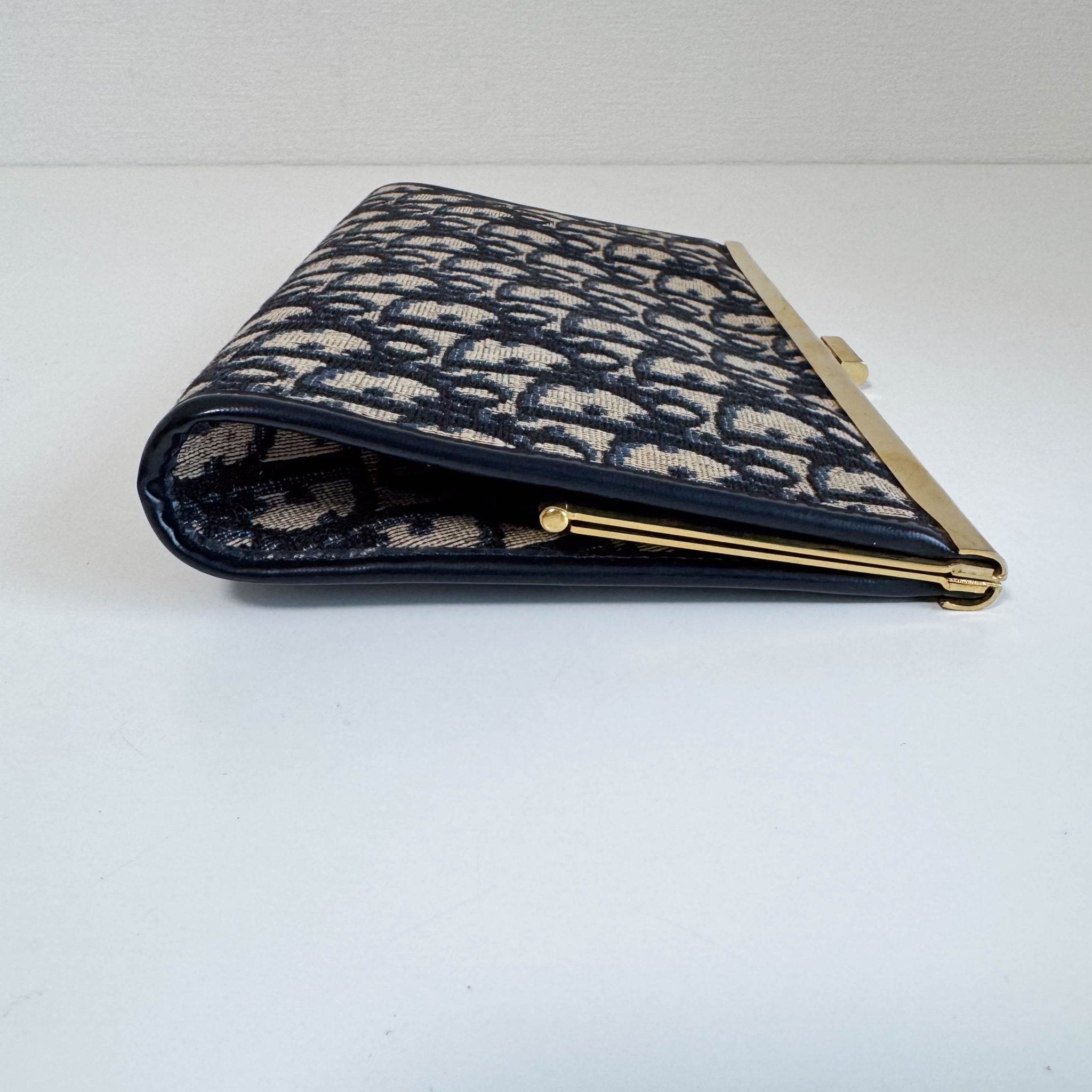 DIOR Trotter Canvas Navy Clutch, in , Sold by HIVE PRELOVED - Clutch bags, ,