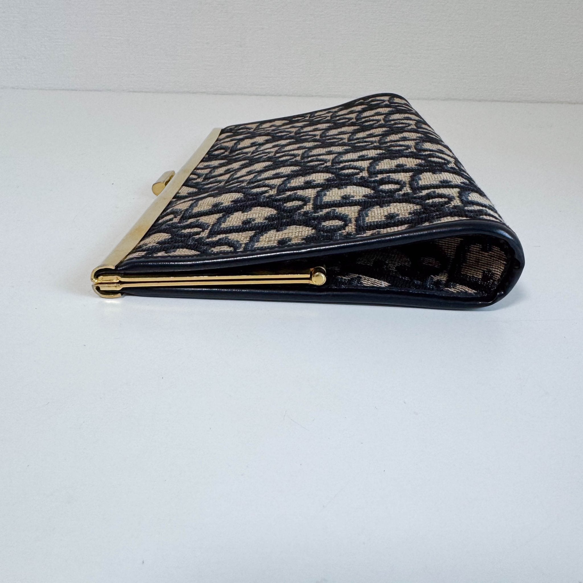 DIOR Trotter Canvas Navy Clutch, in , Sold by HIVE PRELOVED - Clutch bags, ,