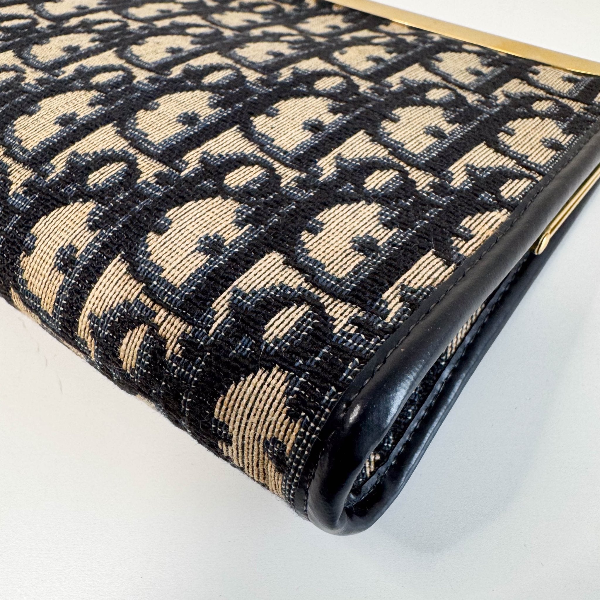 DIOR Trotter Canvas Navy Clutch, in , Sold by HIVE PRELOVED - Clutch bags, ,