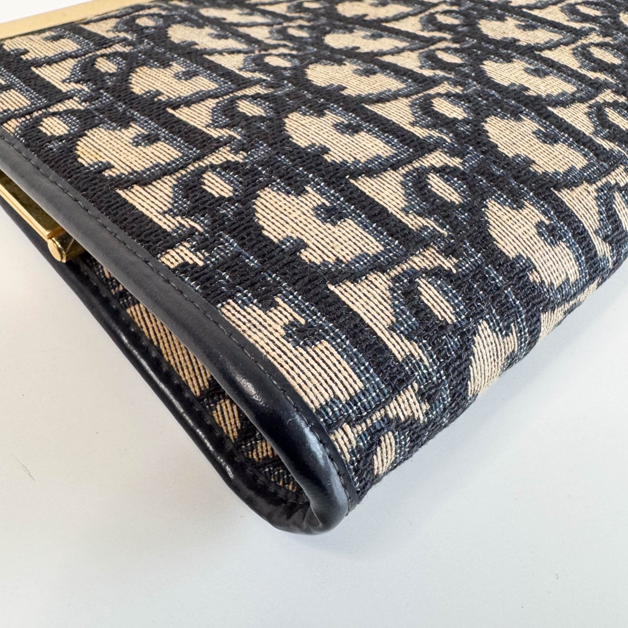 DIOR Trotter Canvas Navy Clutch, in , Sold by HIVE PRELOVED - Clutch bags, ,