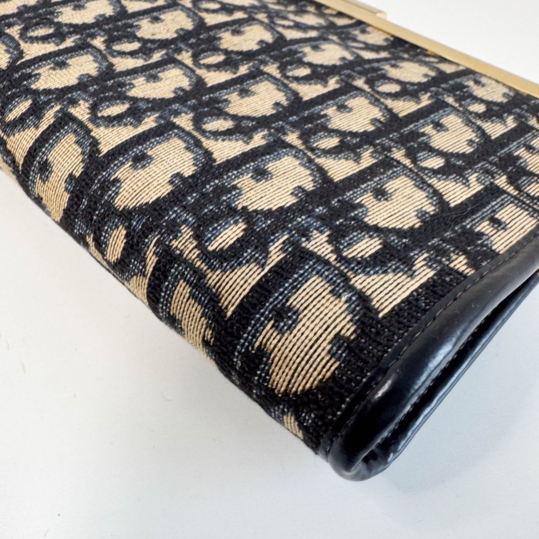 DIOR Trotter Canvas Navy Clutch, in , Sold by HIVE PRELOVED - Clutch bags, ,