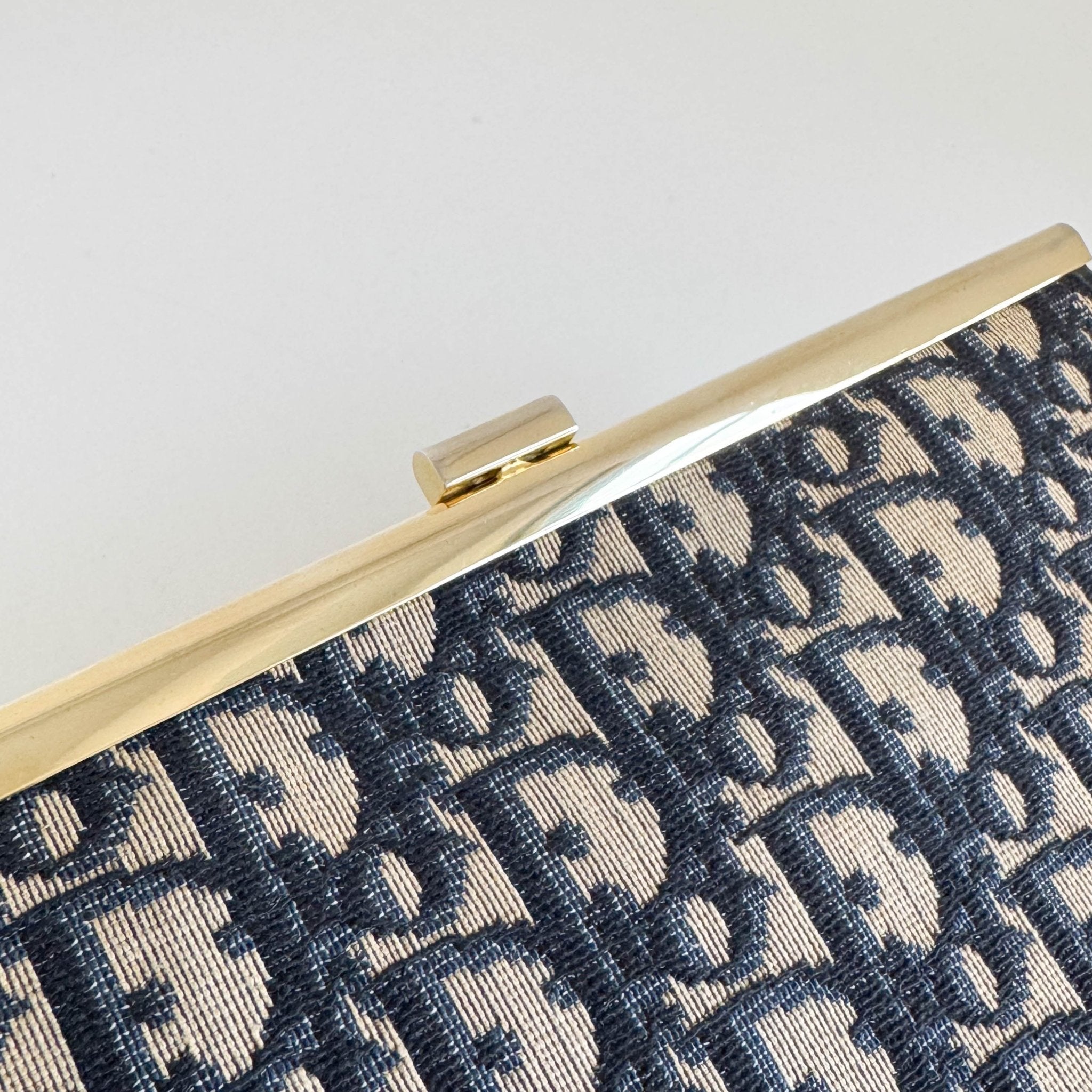 DIOR Trotter Canvas Navy Clutch, in , Sold by HIVE PRELOVED - Clutch bags, ,