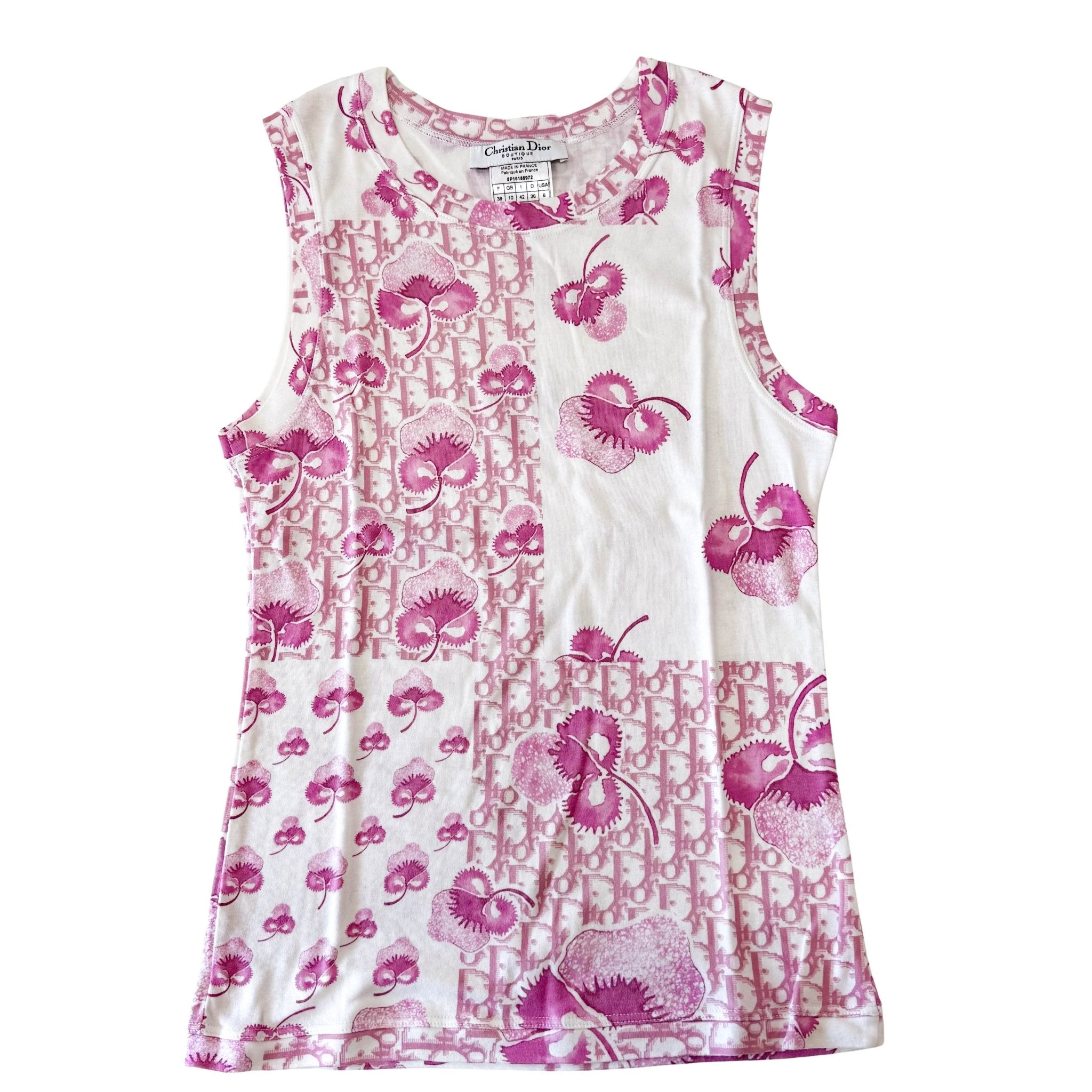 DIOR Trotter Logo Sleeveless Top, in , Sold by HIVE PRELOVED - Tops, ,