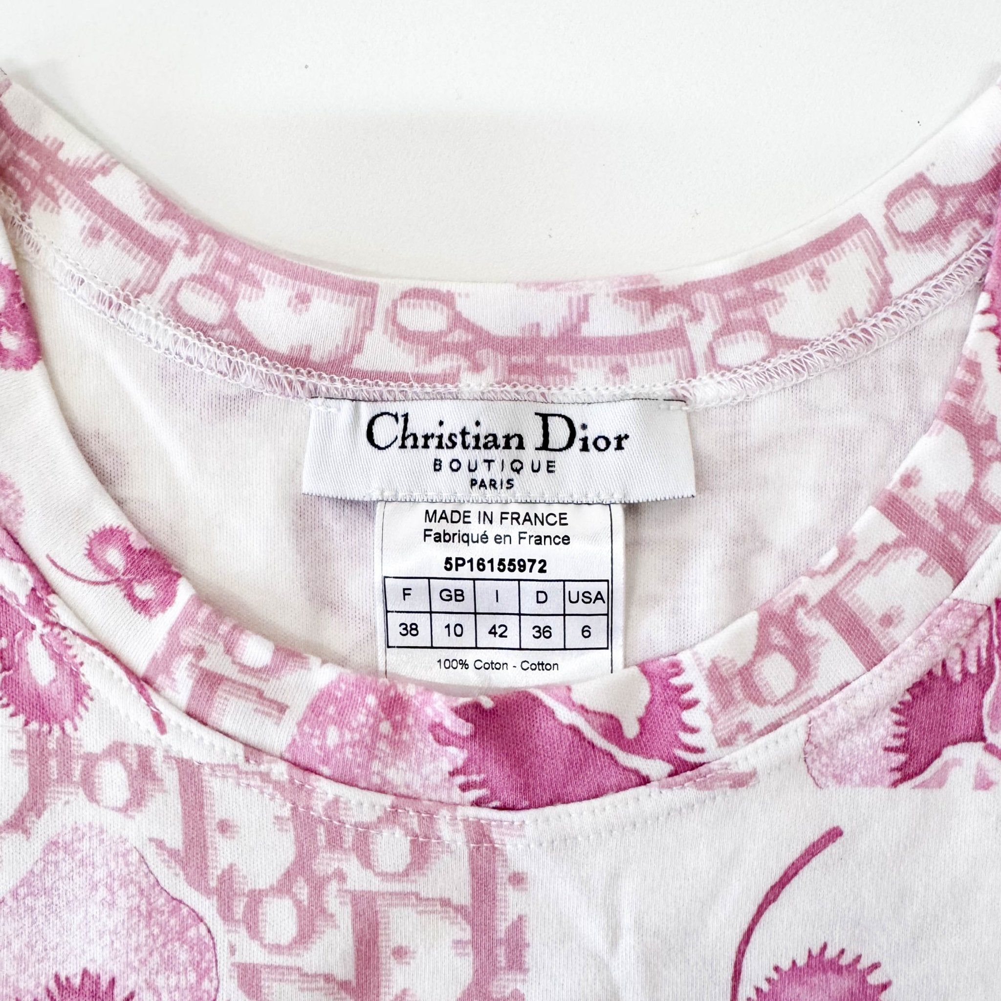 DIOR Trotter Logo Sleeveless Top, in , Sold by HIVE PRELOVED - Tops, ,