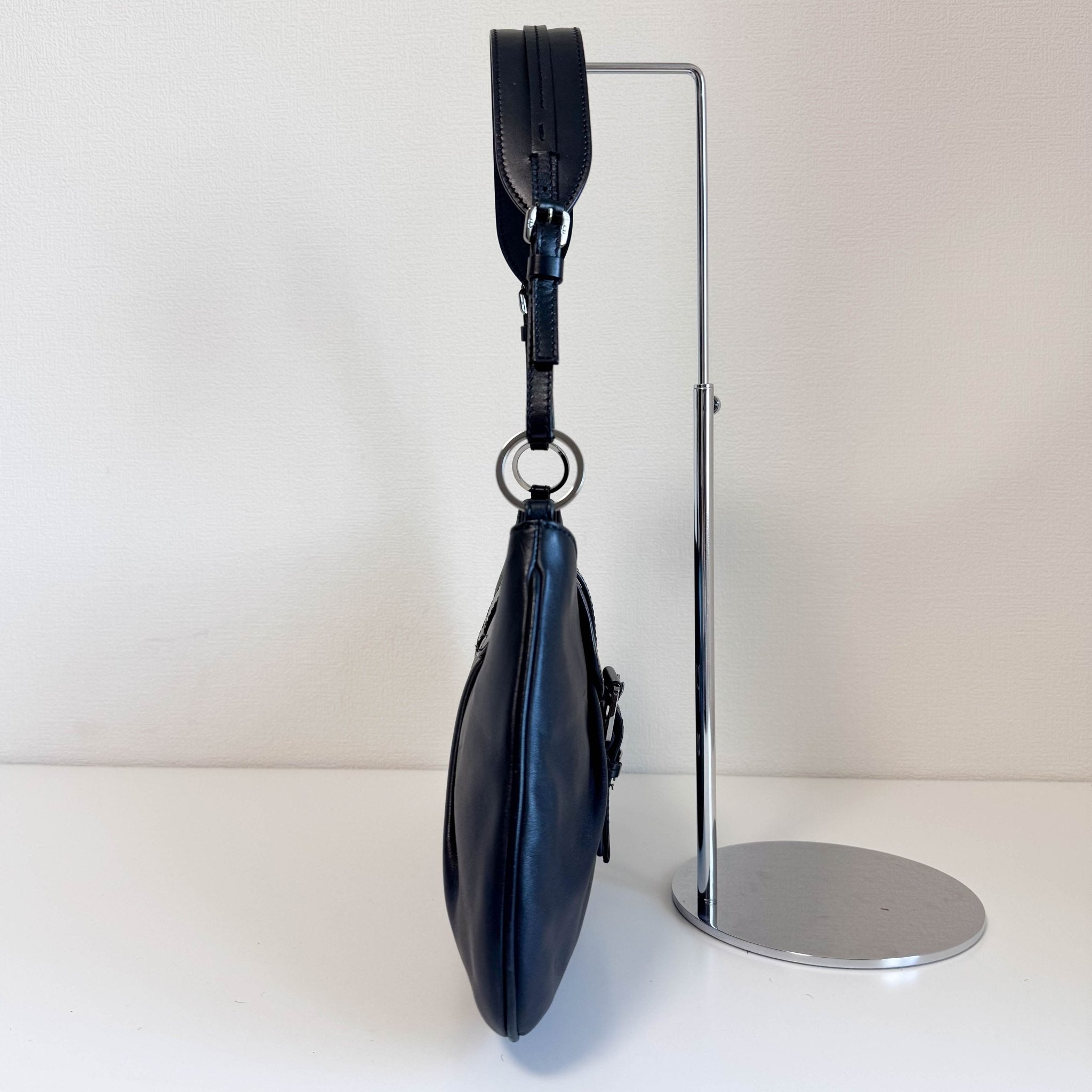 DIOR Vintage Black Logo Buckle Shoulder Bag, in , Sold by HIVE PRELOVED - Shoulder Bags, ,