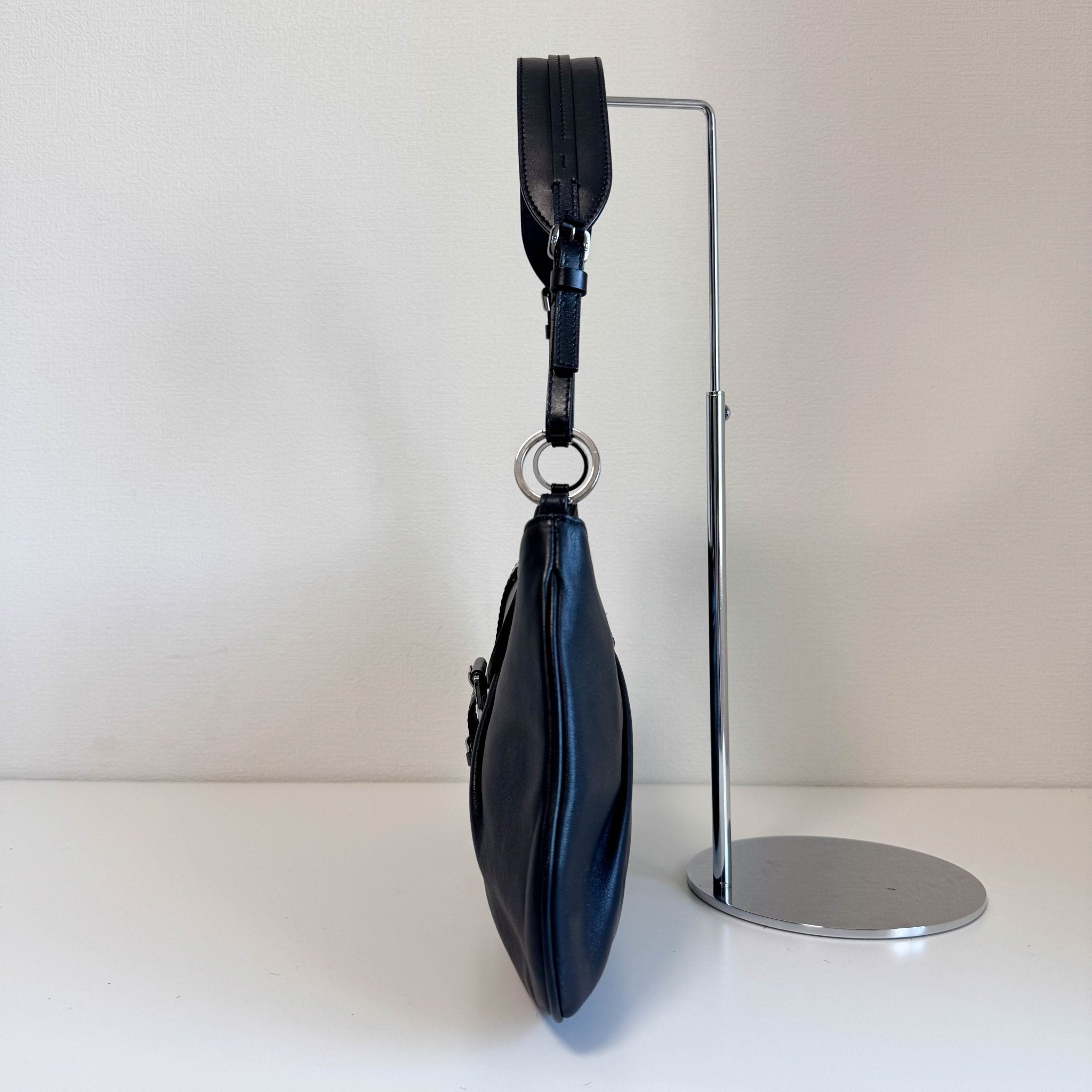 DIOR Vintage Black Logo Buckle Shoulder Bag, in , Sold by HIVE PRELOVED - Shoulder Bags, ,