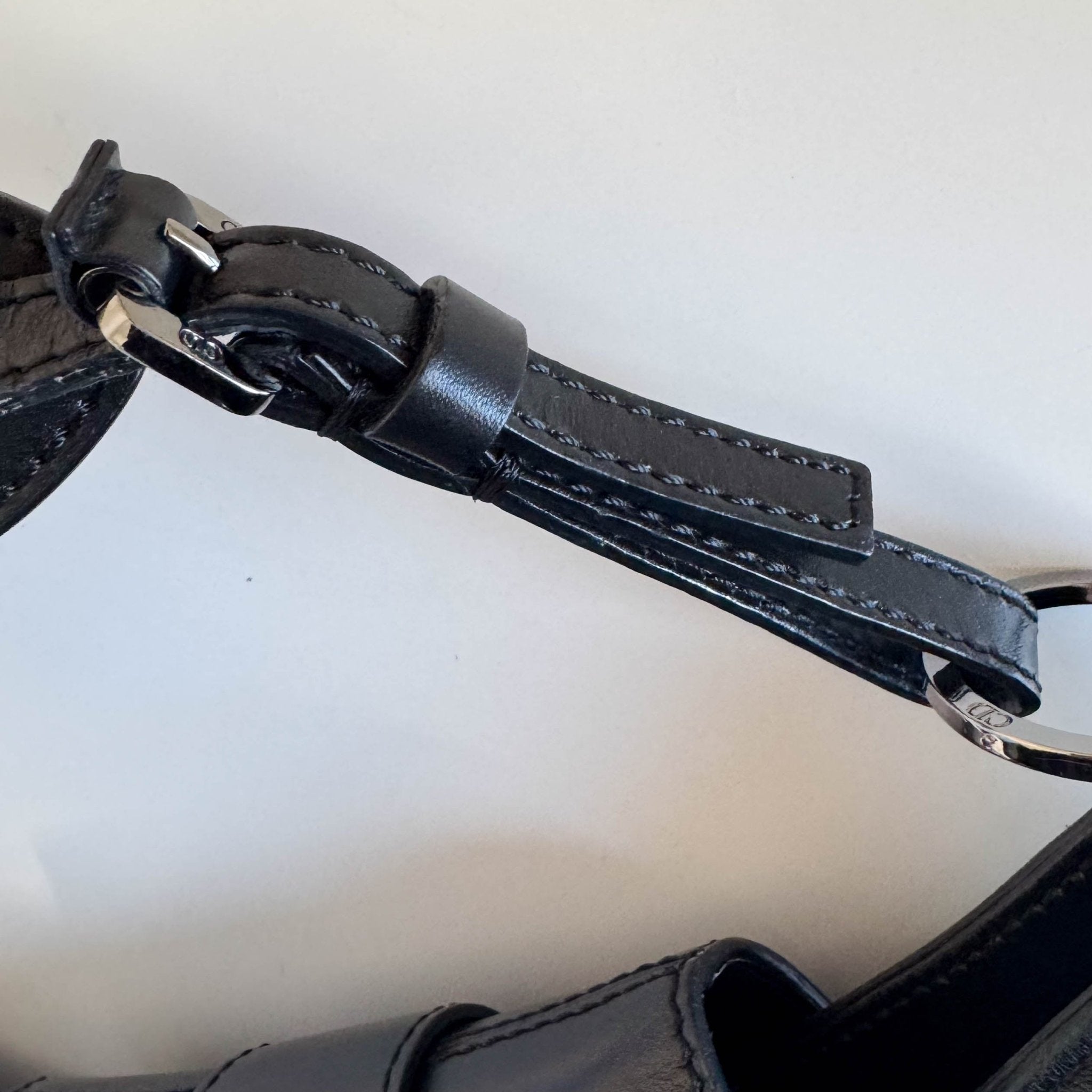 DIOR Vintage Black Logo Buckle Shoulder Bag, in , Sold by HIVE PRELOVED - Shoulder Bags, ,