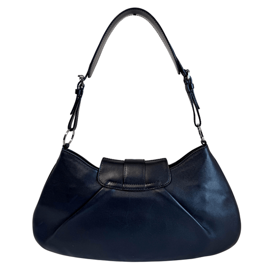 DIOR Vintage Black Logo Buckle Shoulder Bag, in , Sold by HIVE PRELOVED - Shoulder Bags, ,