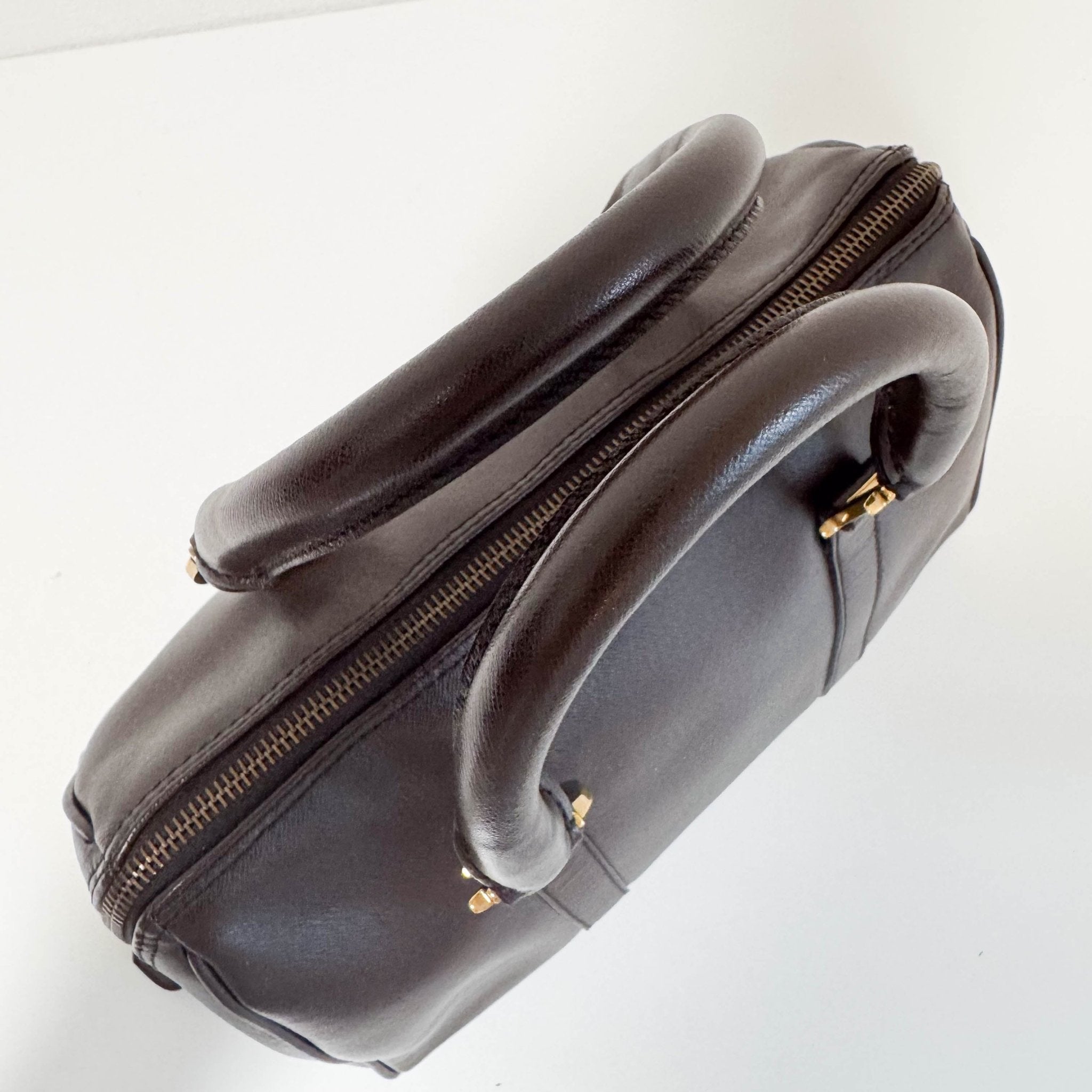 DIOR Vintage Brown Leather Handbag, in , Sold by HIVE PRELOVED - Handle Bags, ,