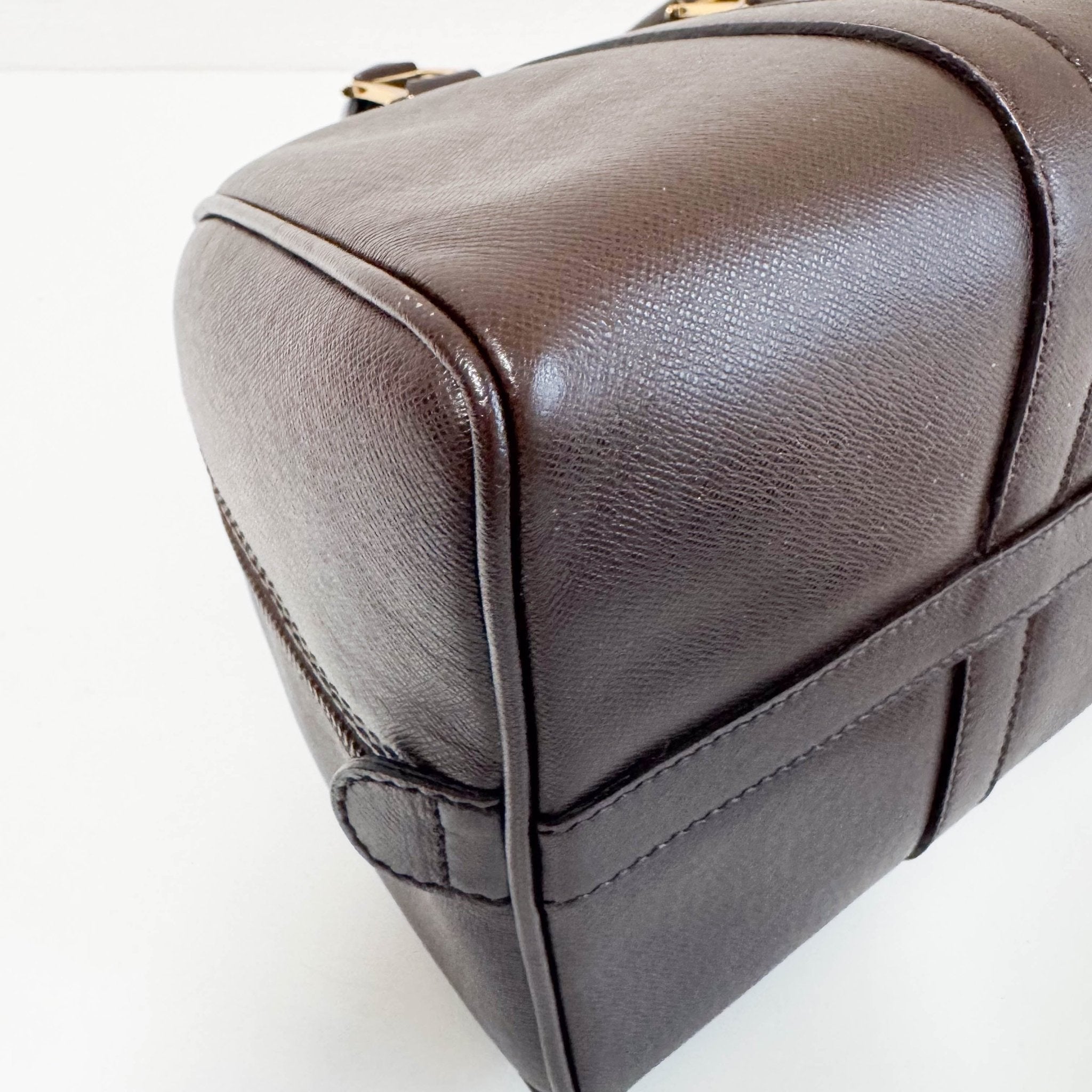 DIOR Vintage Brown Leather Handbag, in , Sold by HIVE PRELOVED - Handle Bags, ,