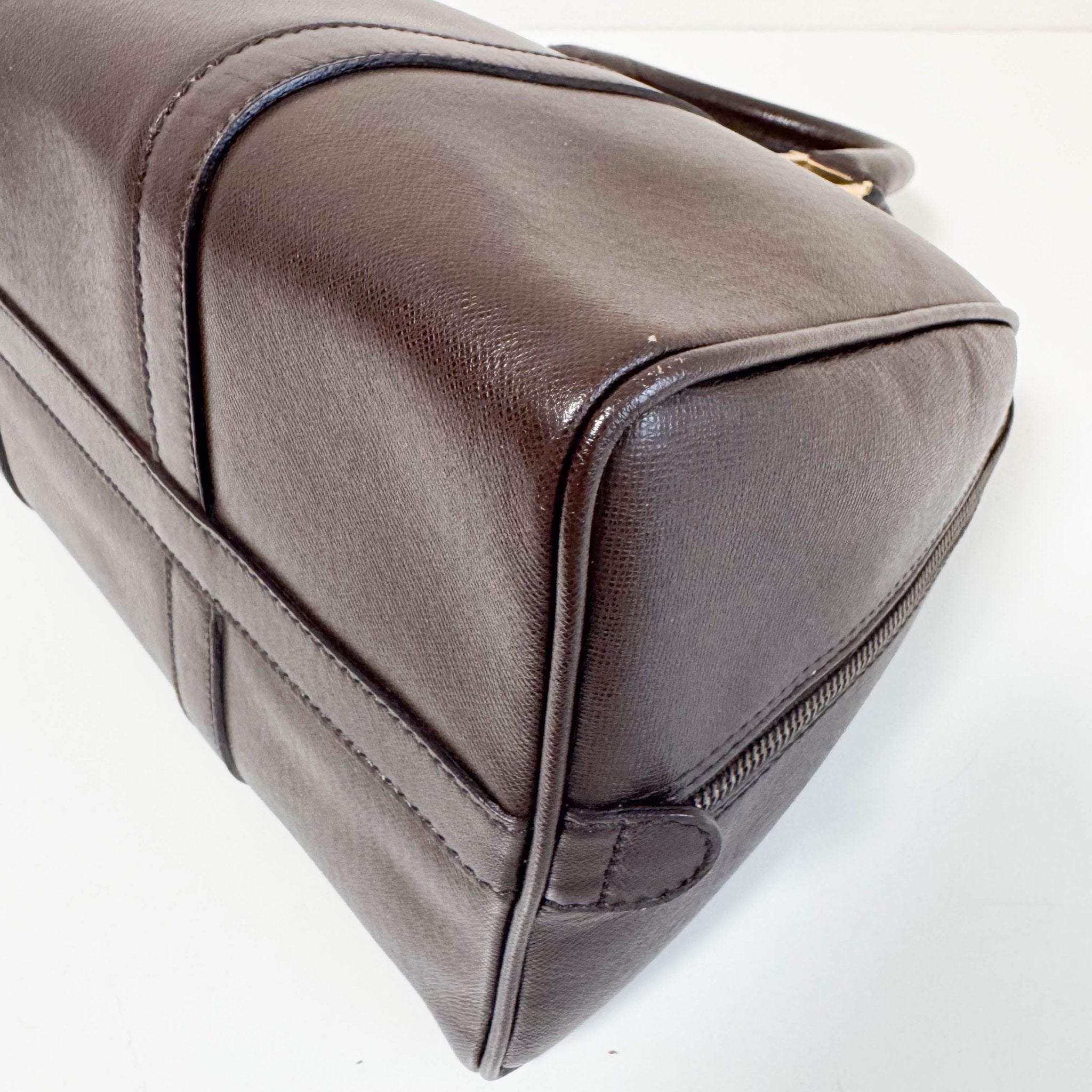 DIOR Vintage Brown Leather Handbag, in , Sold by HIVE PRELOVED - Handle Bags, ,