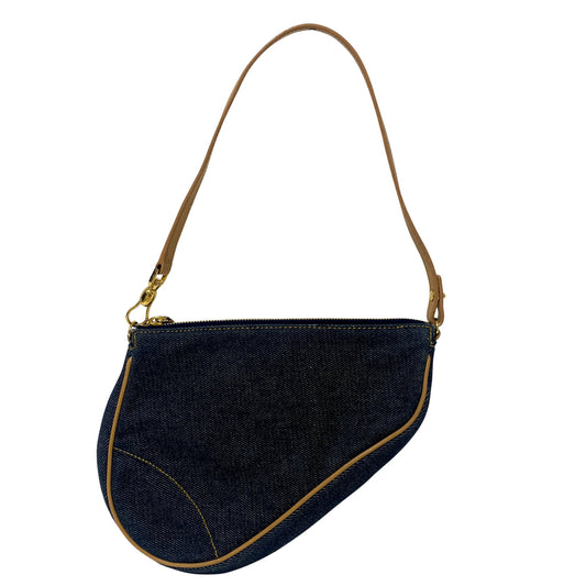 DIOR Vintage Denim Saddle Shoulder Bag, in , Sold by HIVE PRELOVED - Shoulder Bags, ,