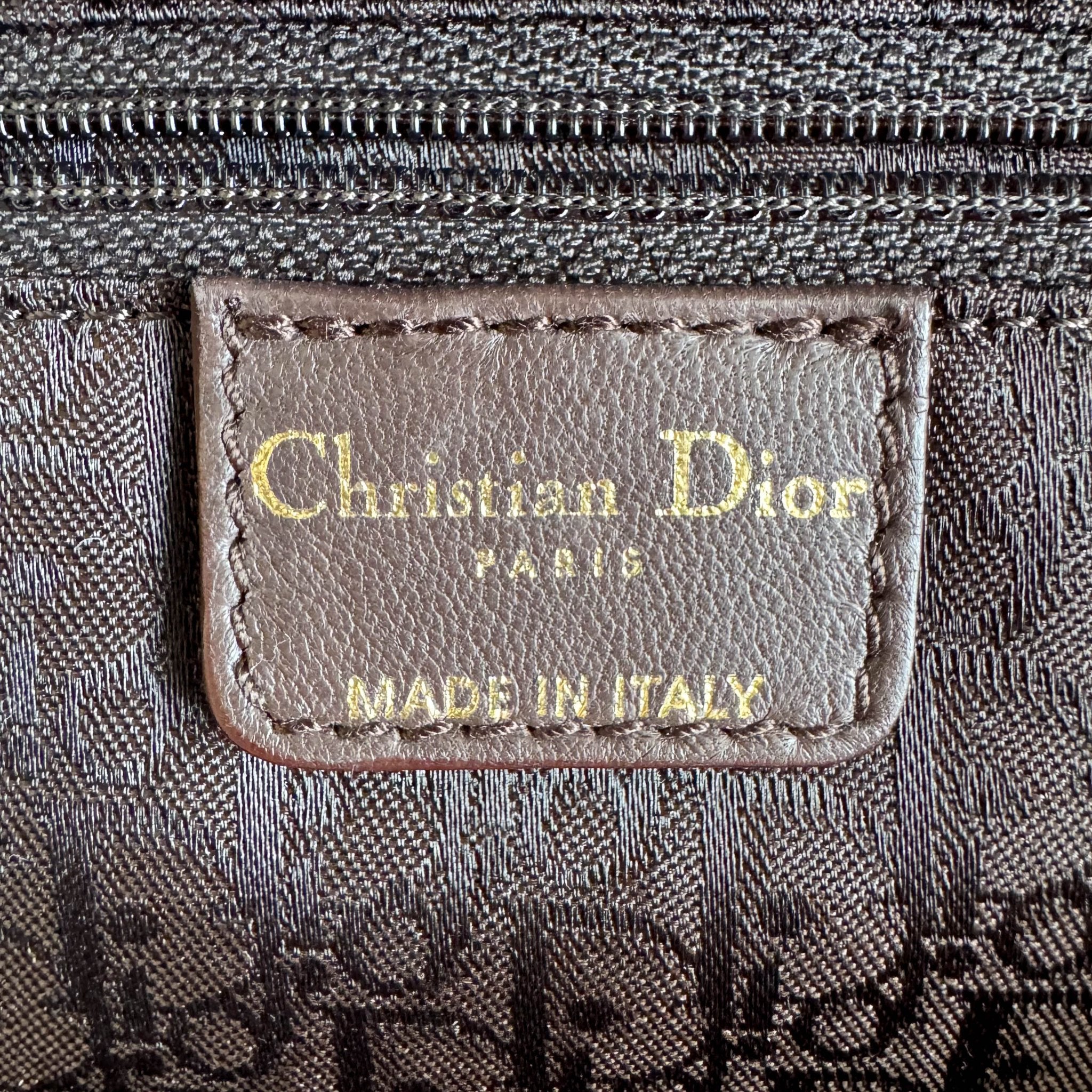 DIOR Vintage Dior Brown Leather Top Handle Bag, in , Sold by HIVE PRELOVED - Handle Bags, ,