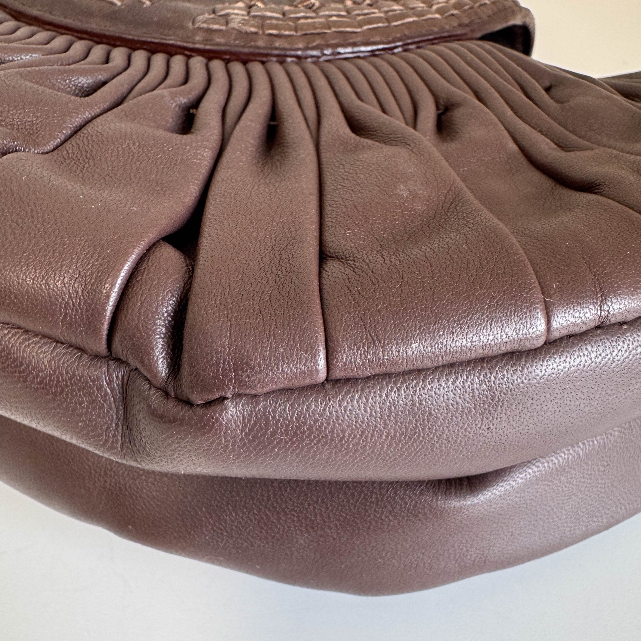 DIOR Vintage Dior Brown Leather Top Handle Bag, in , Sold by HIVE PRELOVED - Handle Bags, ,