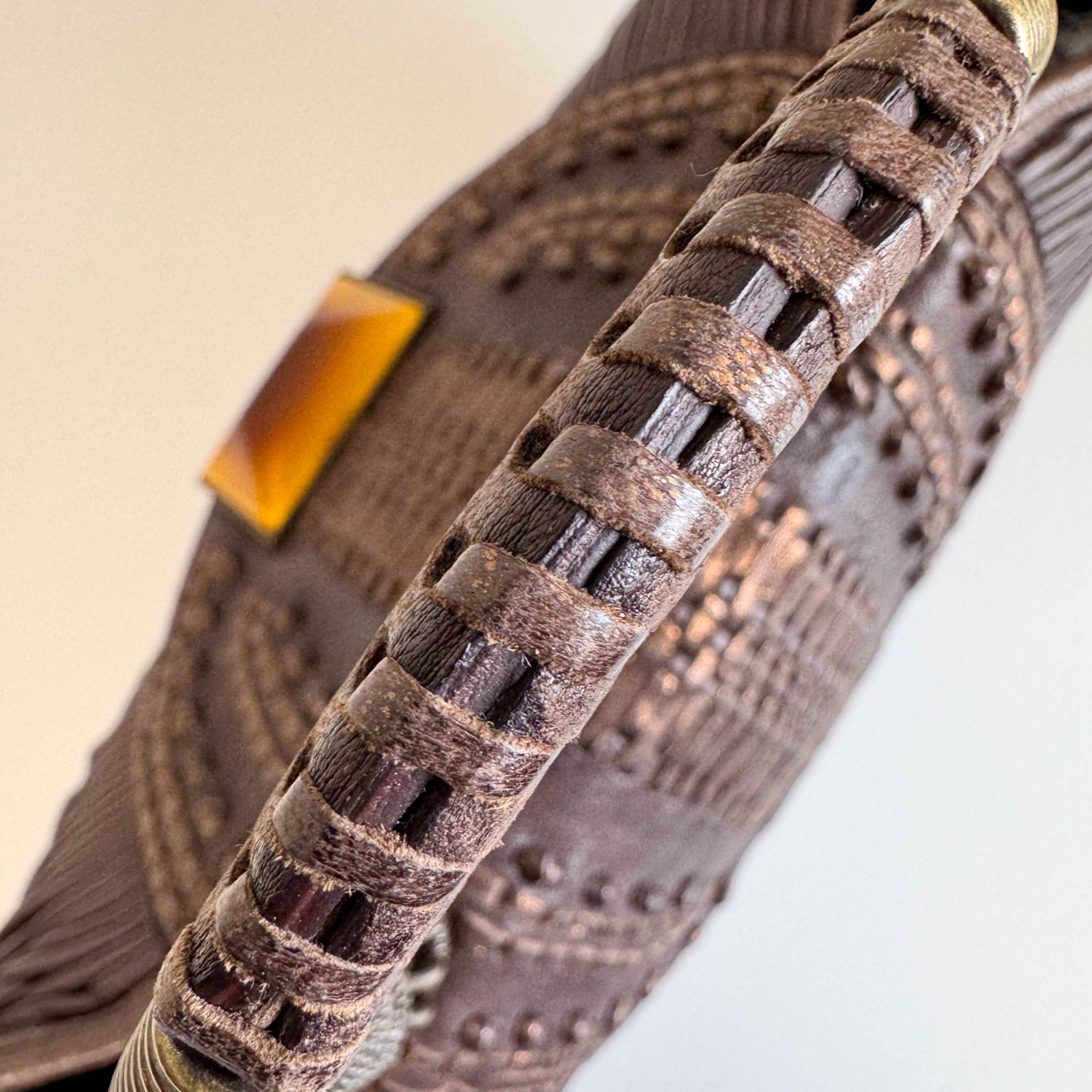 DIOR Vintage Dior Brown Leather Top Handle Bag, in , Sold by HIVE PRELOVED - Handle Bags, ,