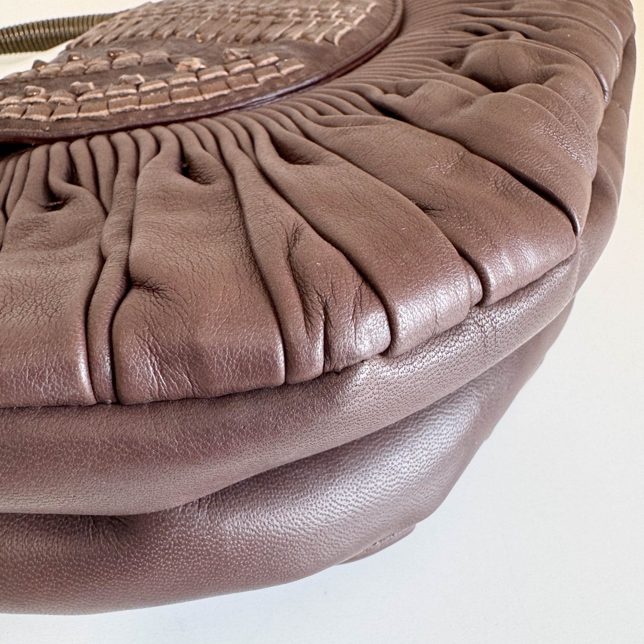 DIOR Vintage Dior Brown Leather Top Handle Bag, in , Sold by HIVE PRELOVED - Handle Bags, ,